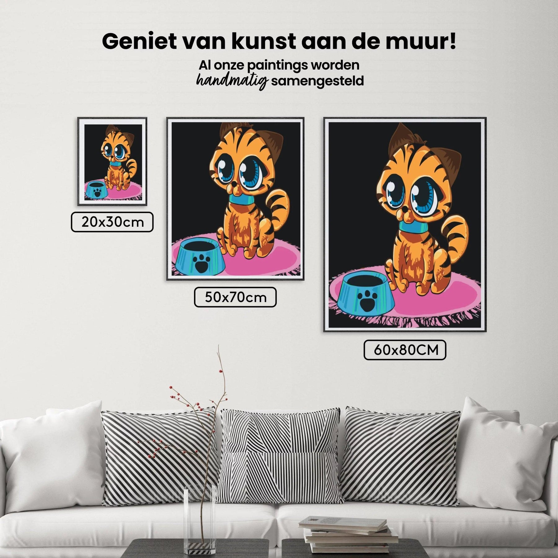 Diamond Painting – Eine Katze mit großen Augen – SEOS®