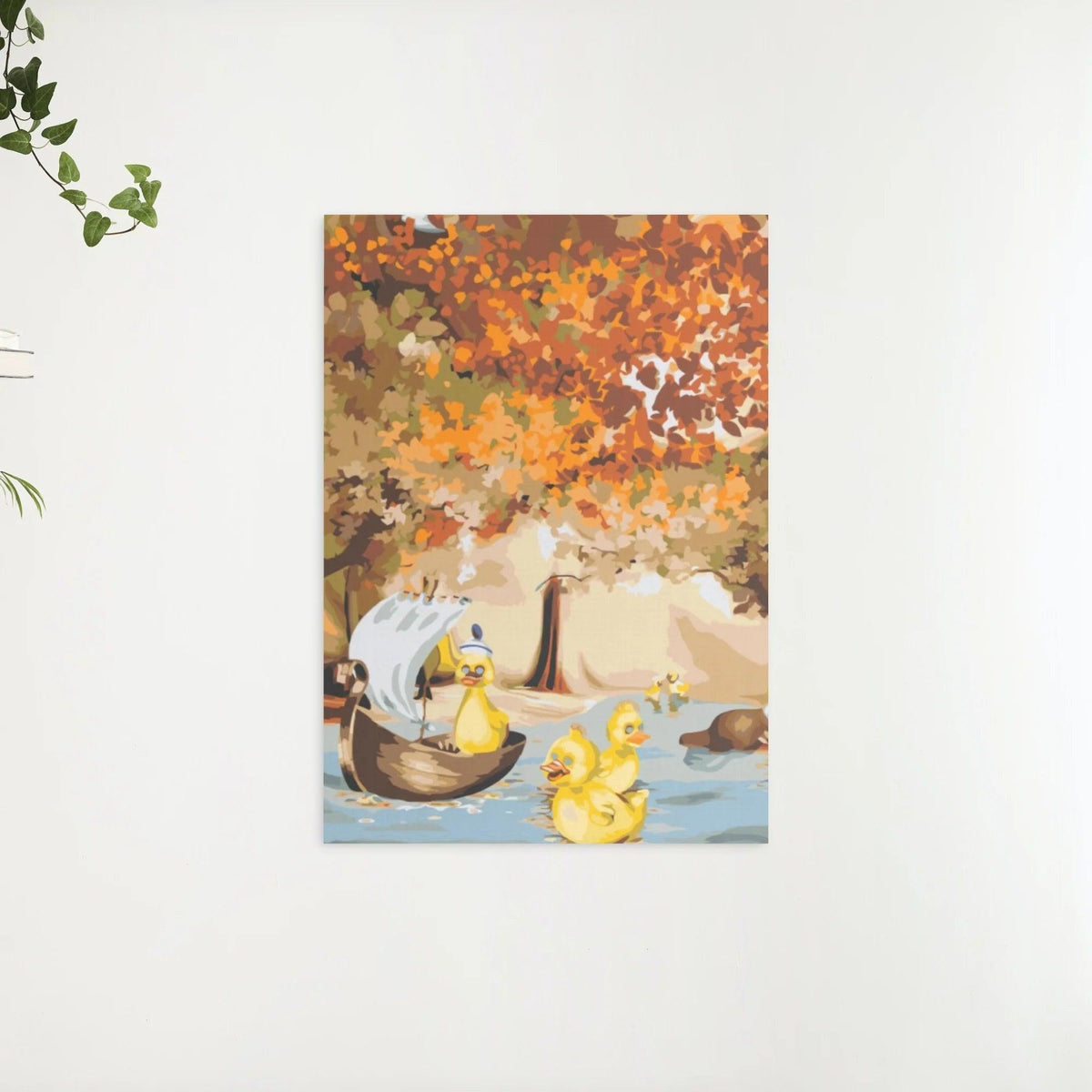 Diamantmalerei – Enten auf einer Reise – SEOS®