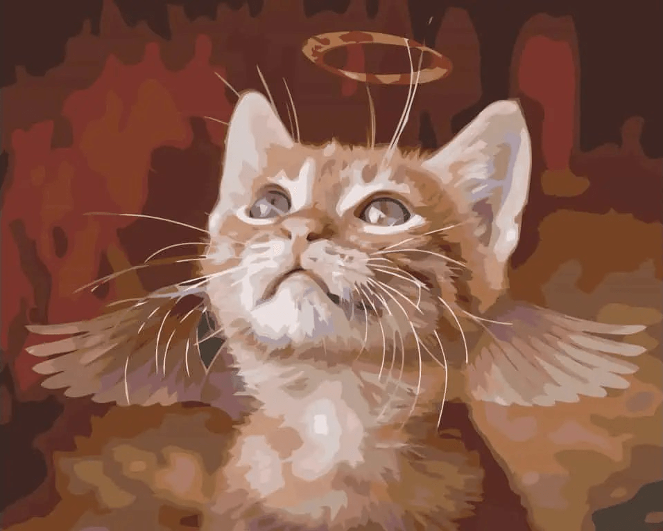 Diamantmalerei - Engelskatze - SEOS®