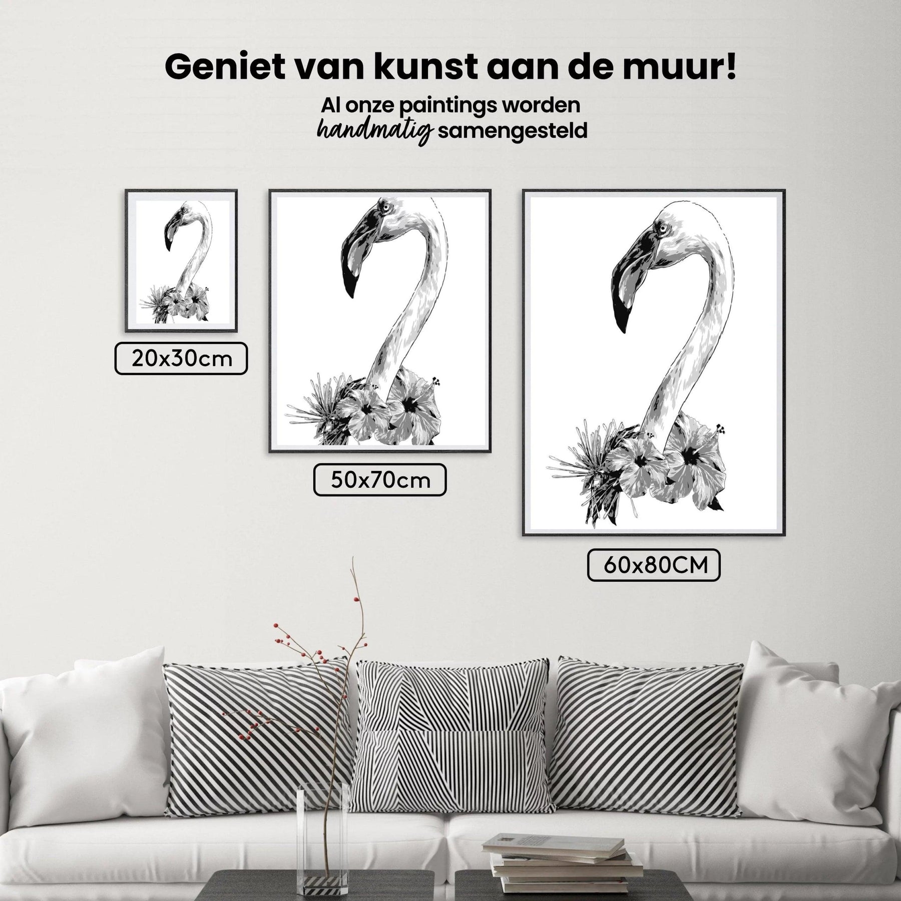 Diamantmalerei - Flamingokopf - SEOS®