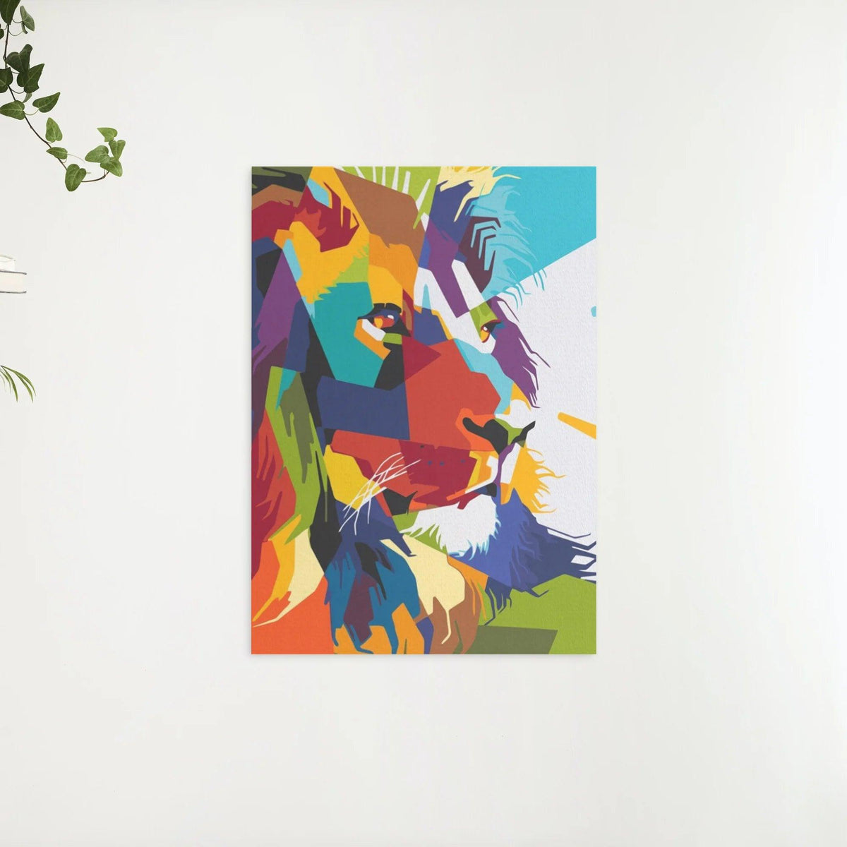 Diamantmalerei – Geometrischer Löwe – SEOS®