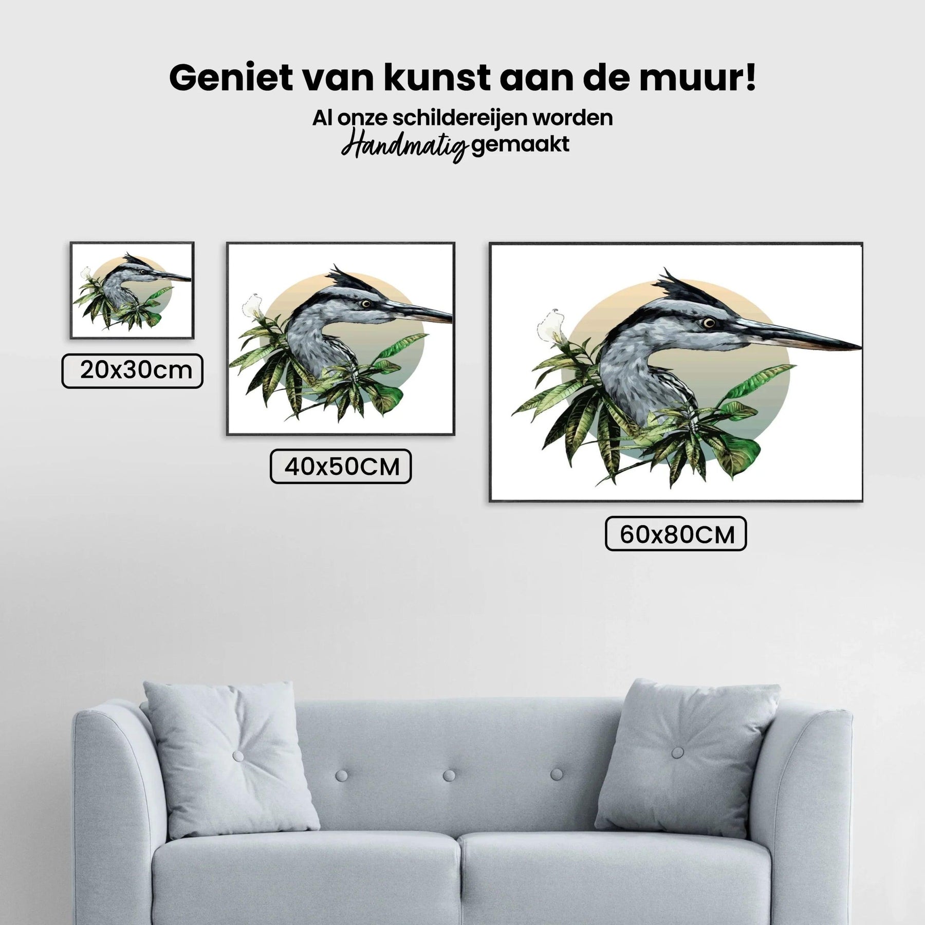 Diamantmalerei - Reiherkopf - SEOS®