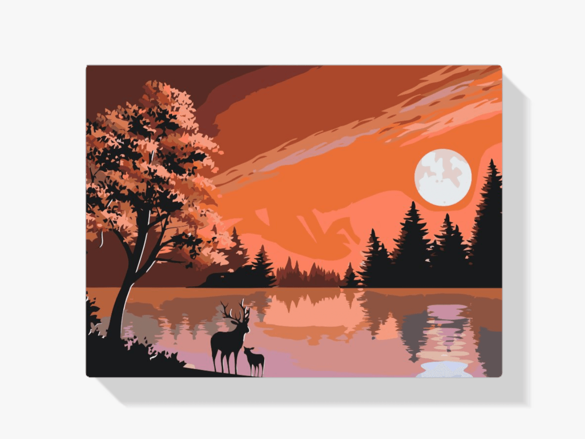 Diamond Painting - Hirsch in der Natur - SEOS®