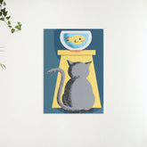 Diamantmalerei – Katze und Beute – SEOS®