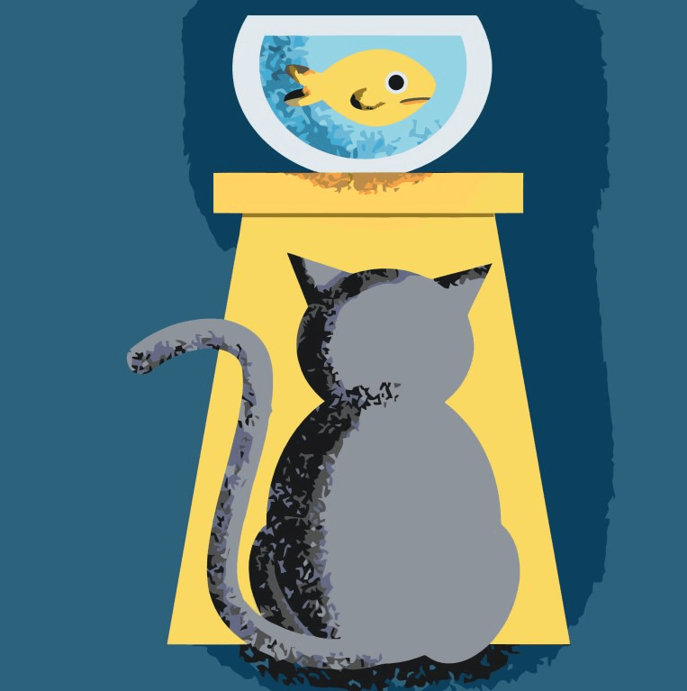 Diamantmalerei – Katze und Beute – SEOS®