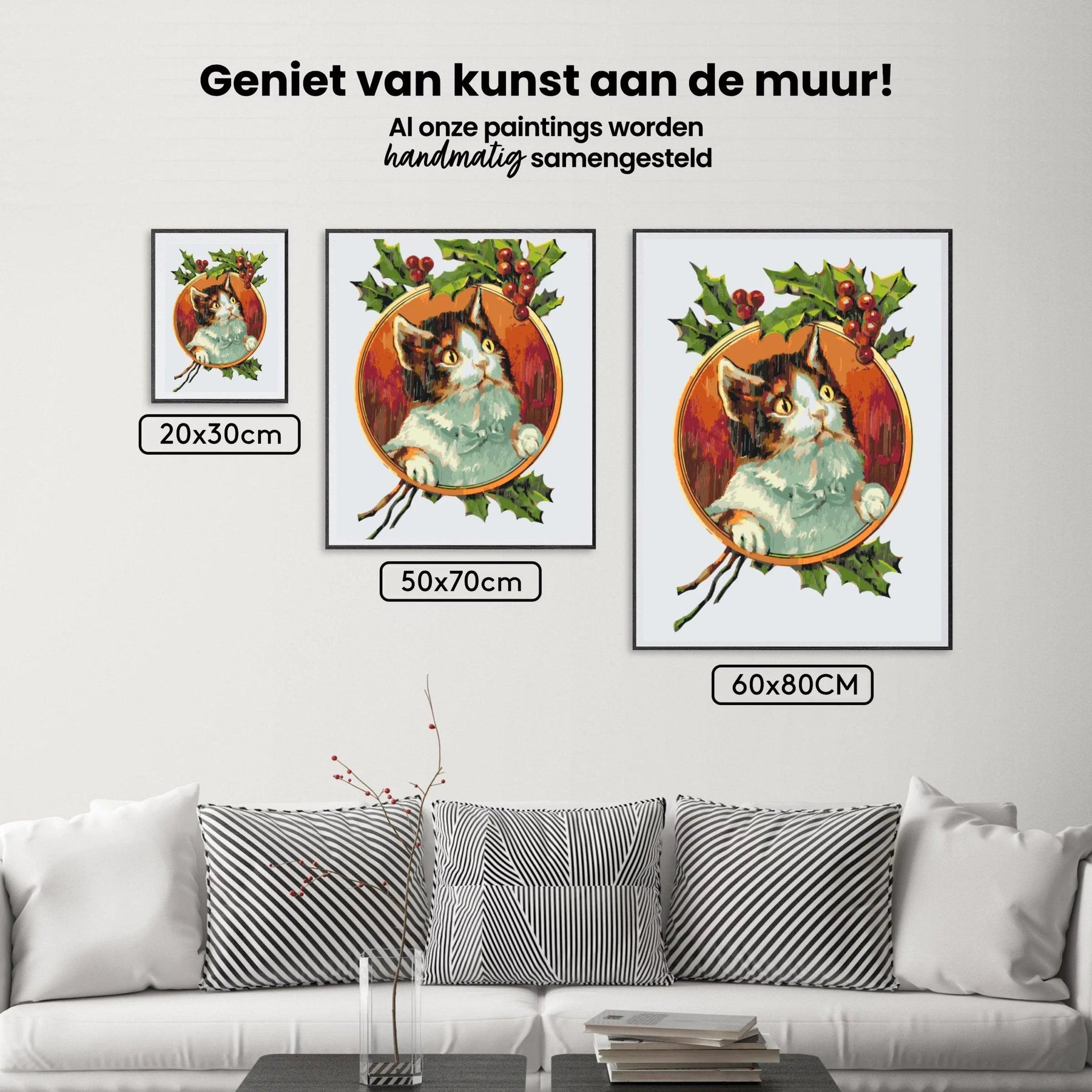 Diamantmalerei – Katze unter der Rebe – SEOS®