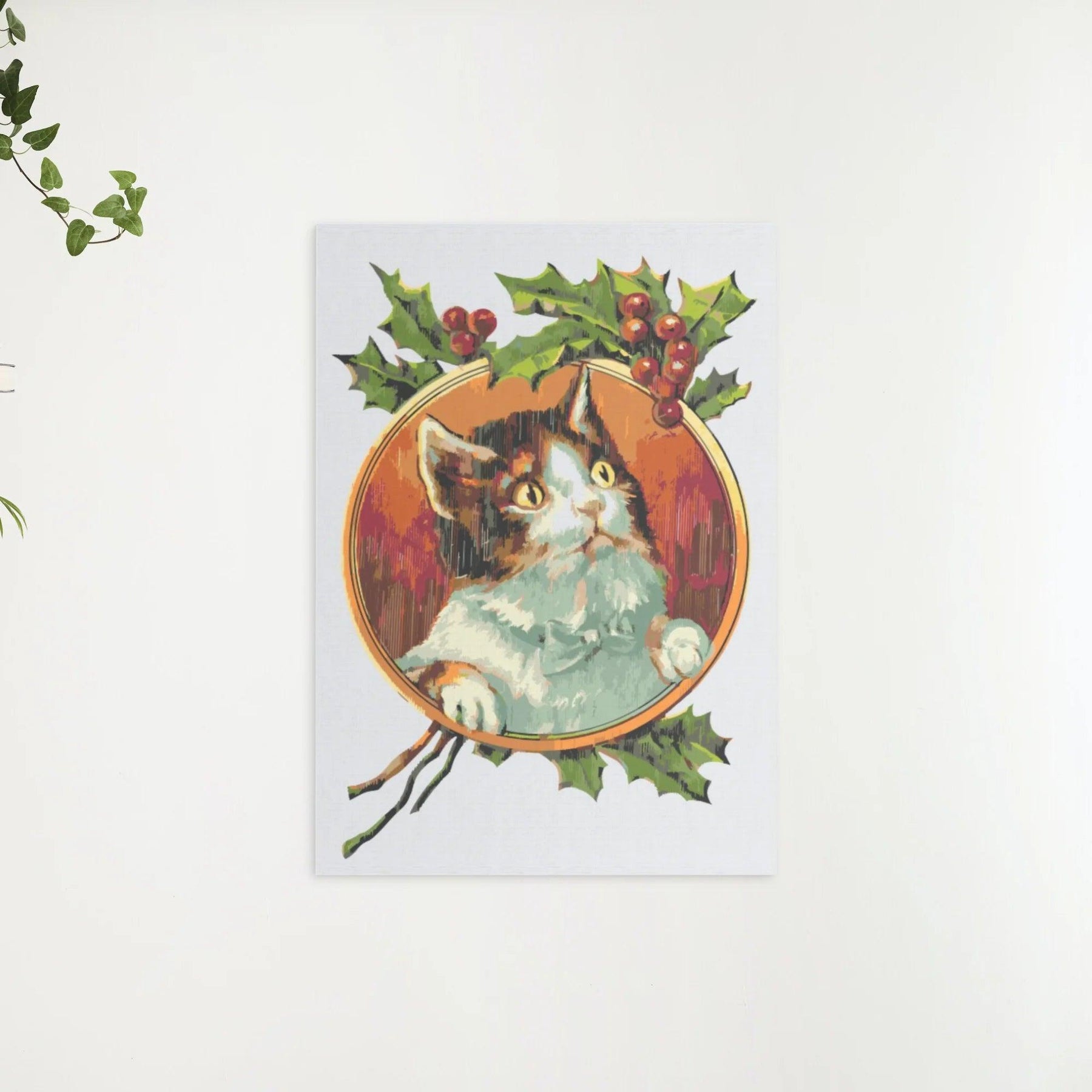 Diamantmalerei – Katze unter der Rebe – SEOS®