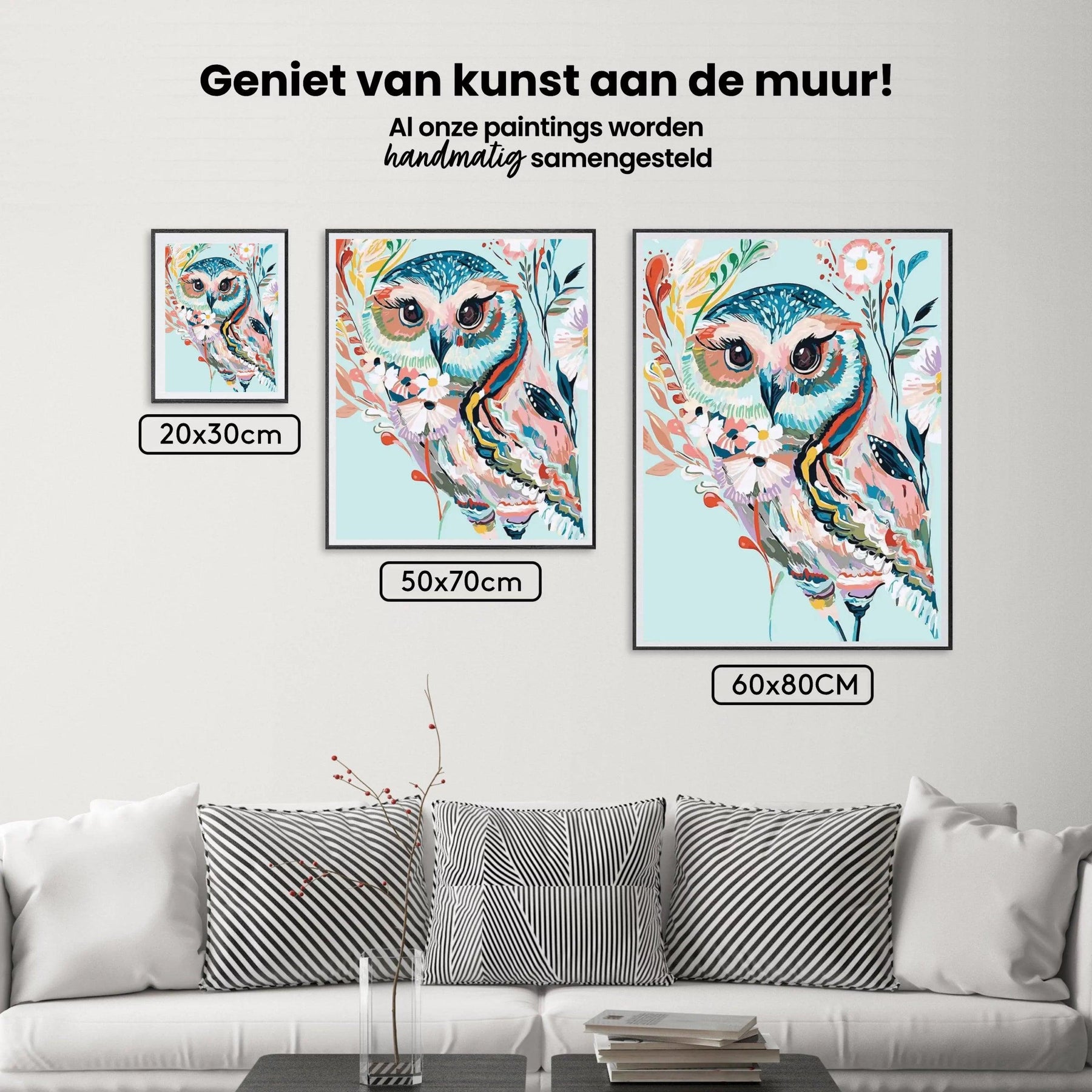 Diamantmalerei - Bunte Eule - SEOS®
