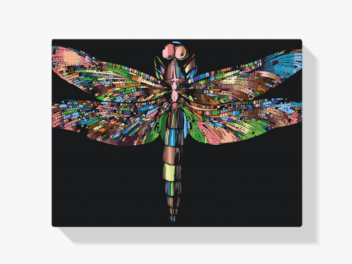 Diamantmalerei – Bunte Libelle – SEOS®