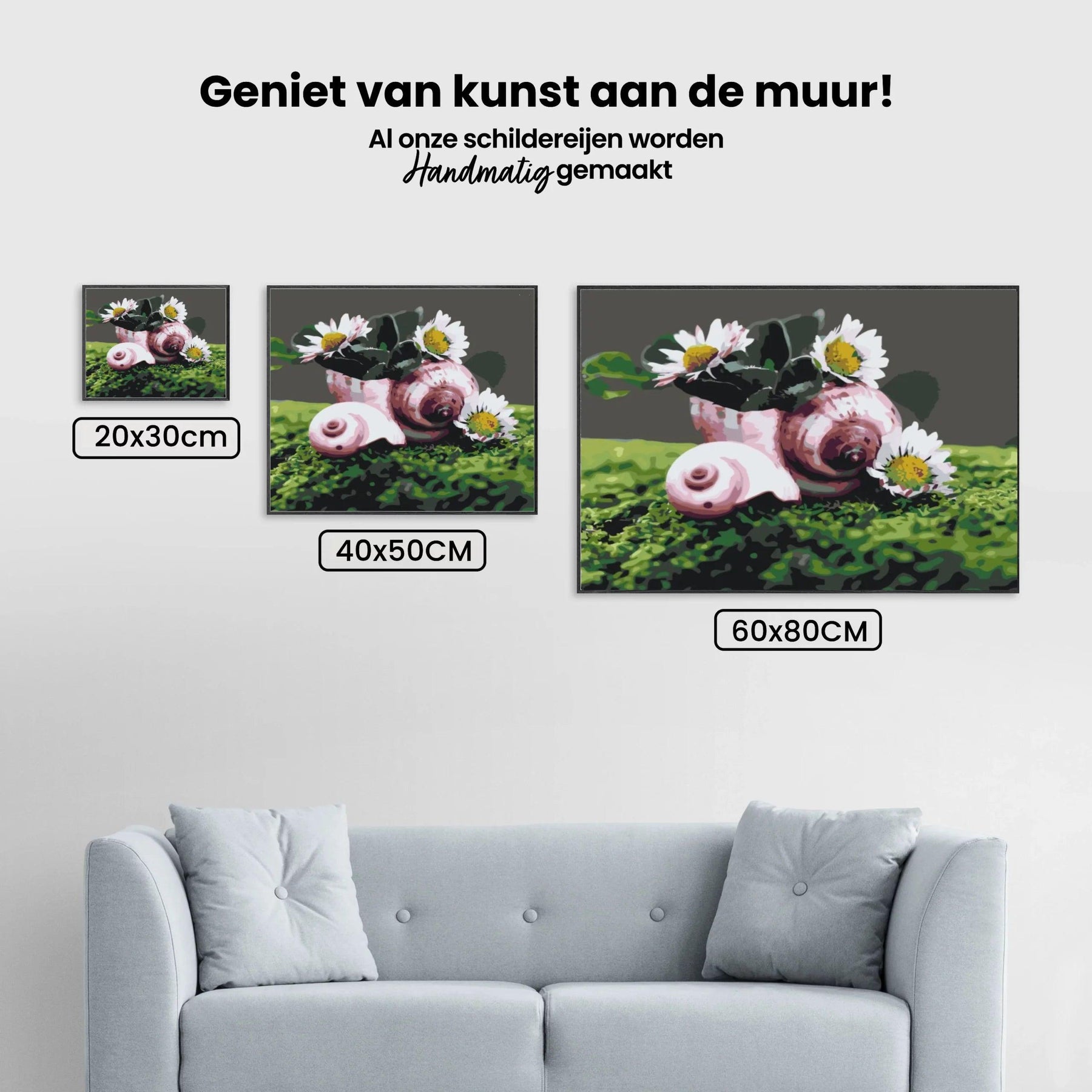 Diamantmalerei - Gänseblümchen in der Muschel - SEOS Shop ®