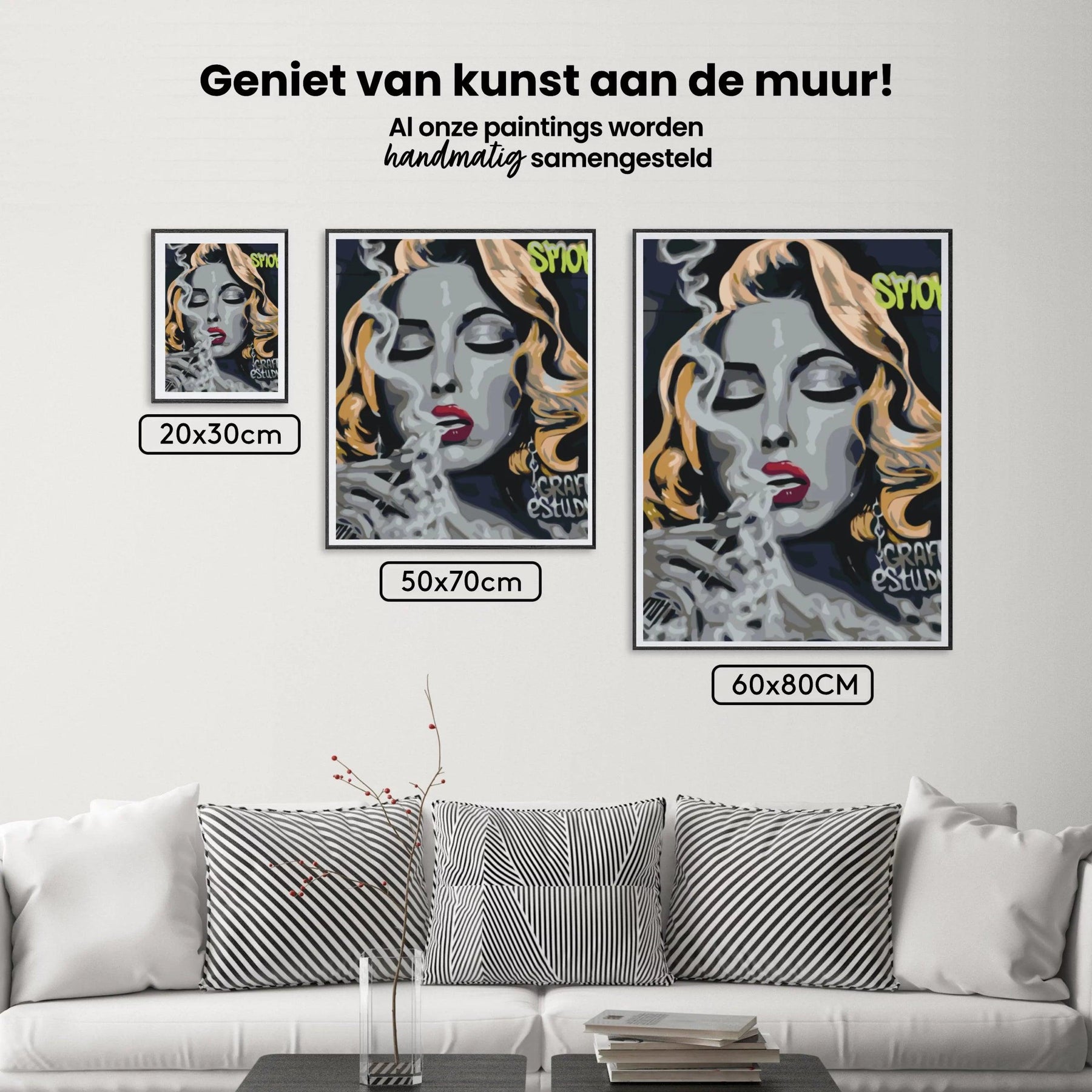 Diamond Painting - Frau mit Zigarette - SEOS Shop ®