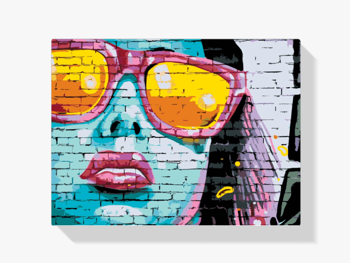 Diamond Painting - Frau mit rosaroter Brille - SEOS Shop ®