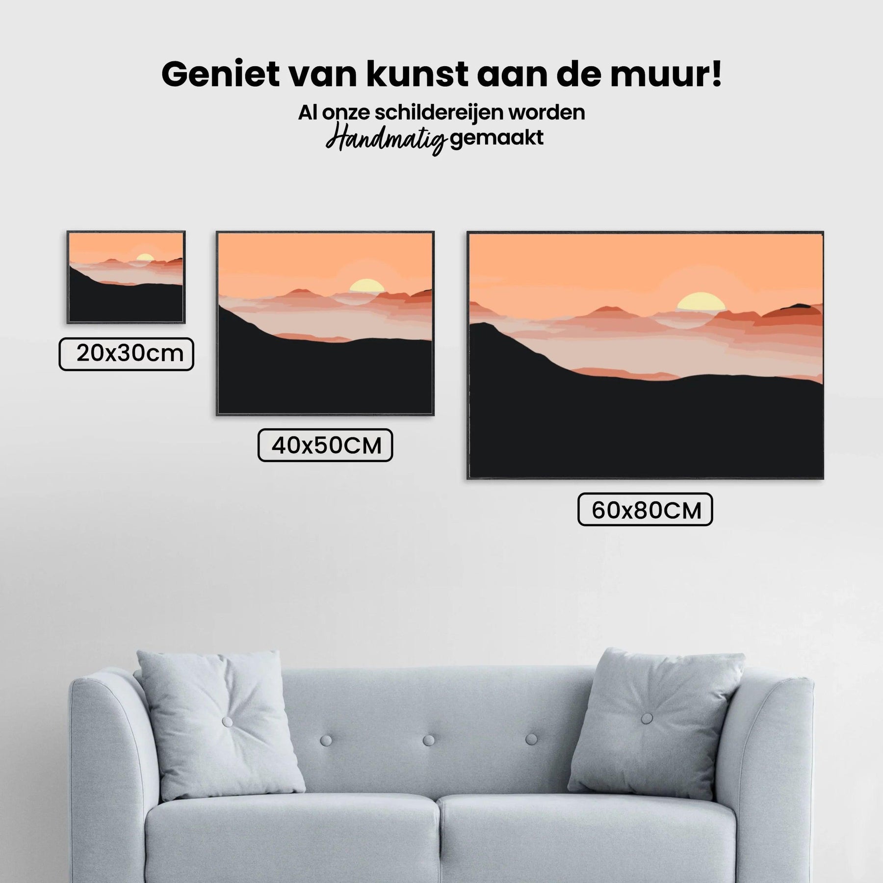 Diamond Painting - Sonne in den Bergen - SEOS Shop ®