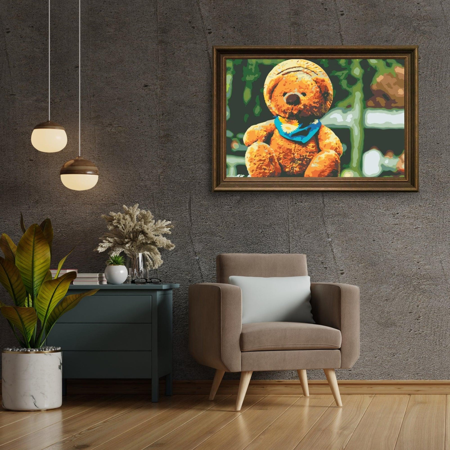 Diamantmalerei - Bär mit Hut - SEOS®