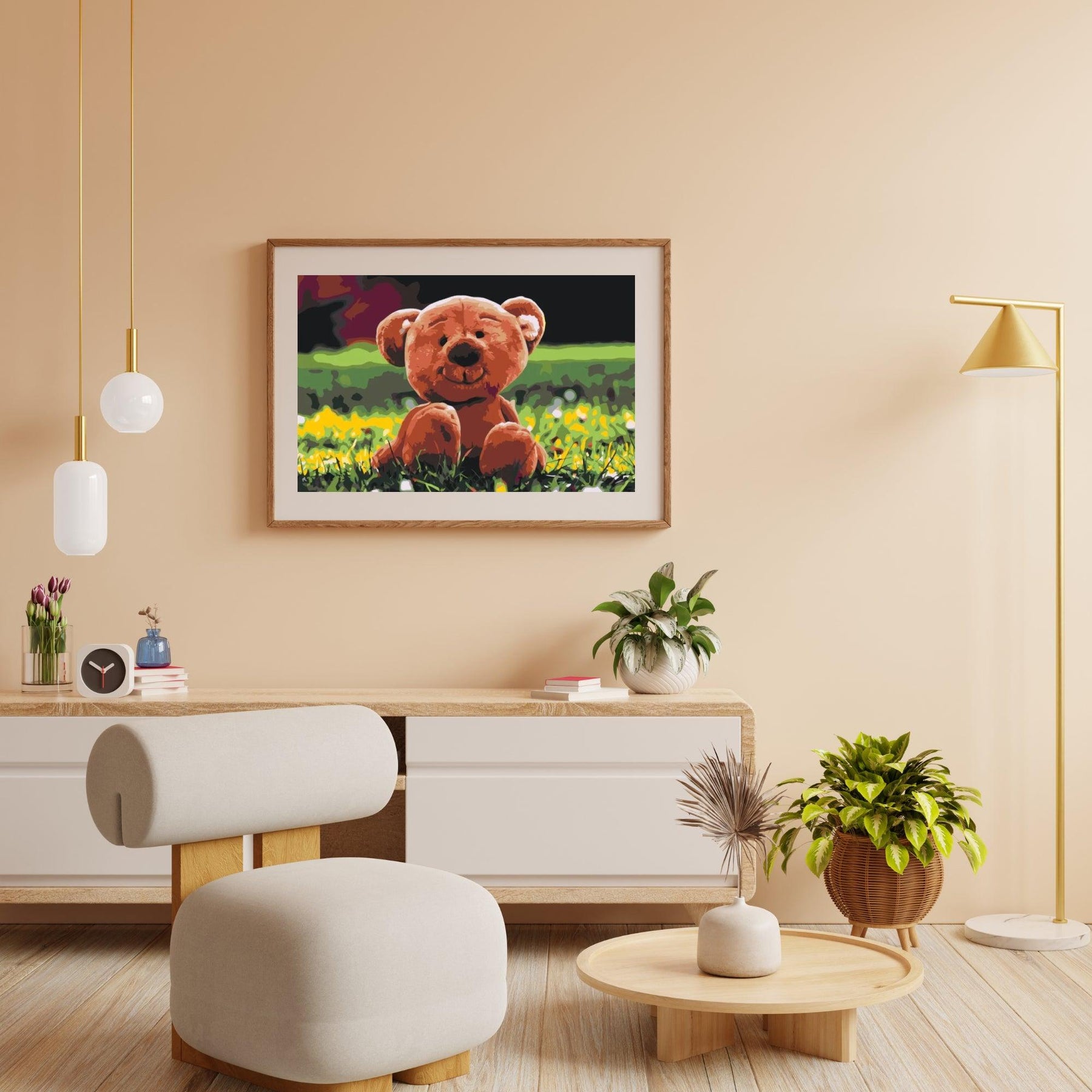 Diamantmalerei - Bär im Gras - SEOS®