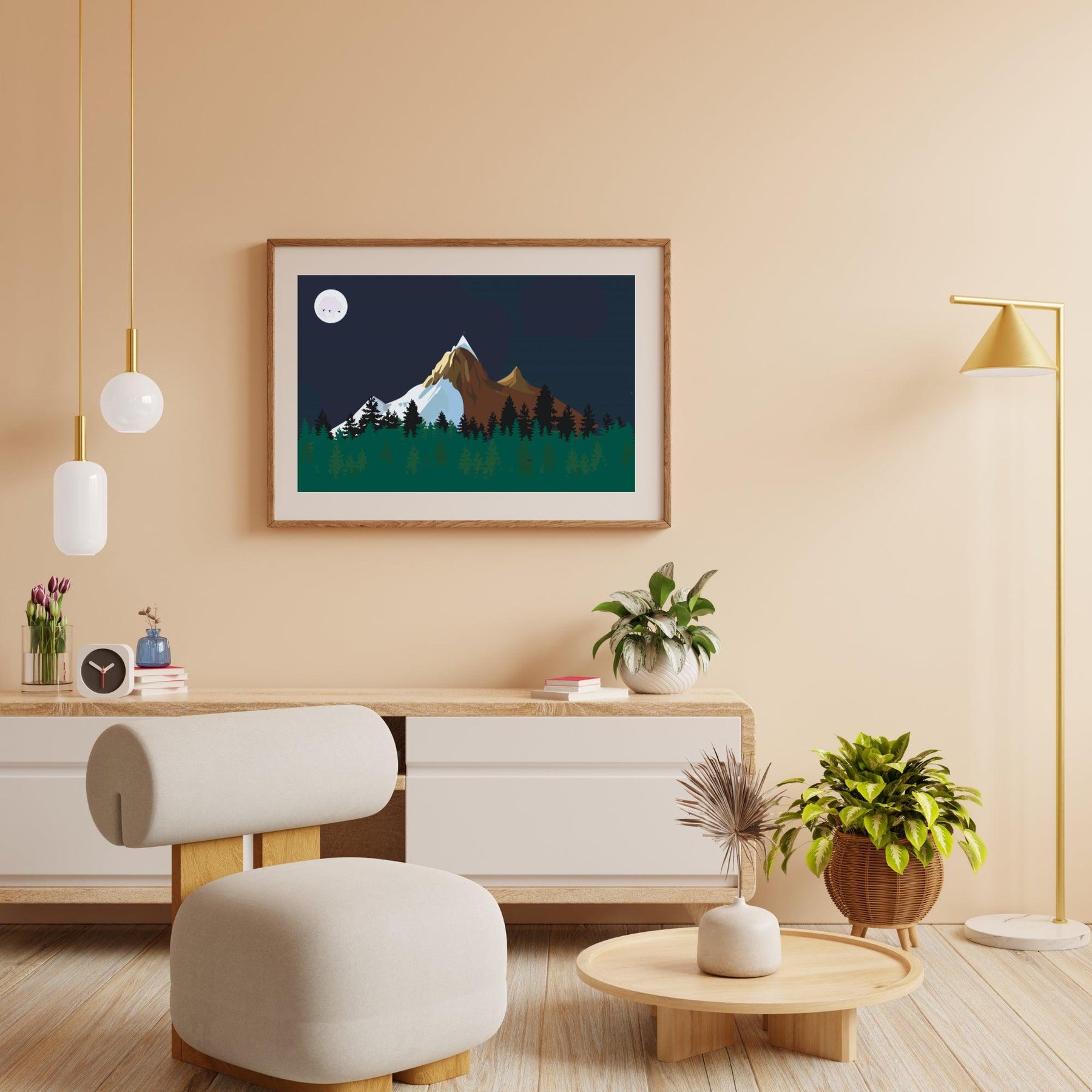 Diamantmalerei - Berge bei Nacht - SEOS Shop ®