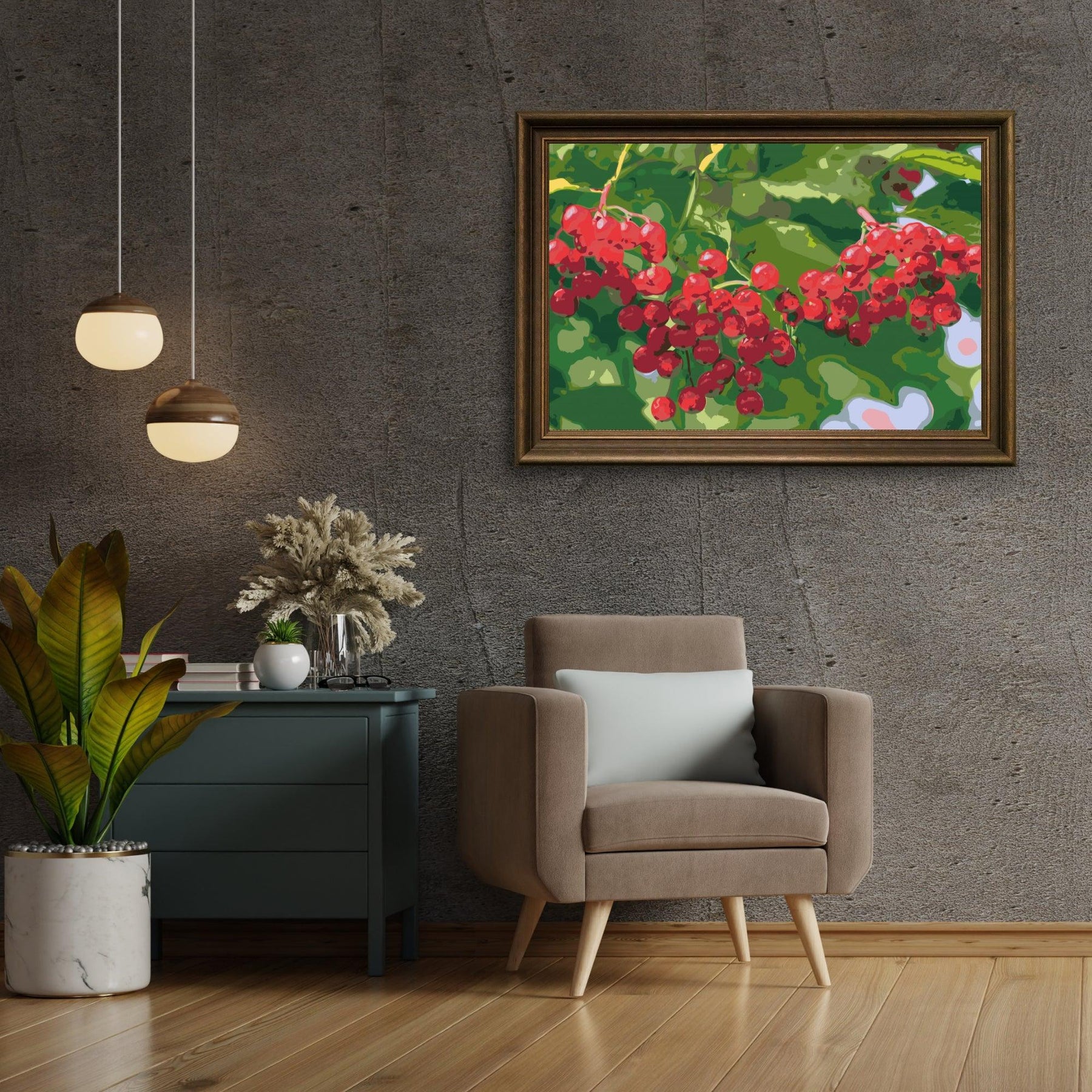 Diamantmalerei - Beeren am Baum - SEOS Shop ®