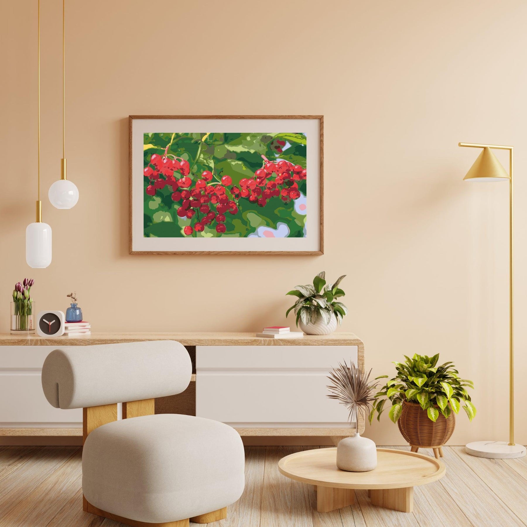 Diamantmalerei - Beeren am Baum - SEOS Shop ®