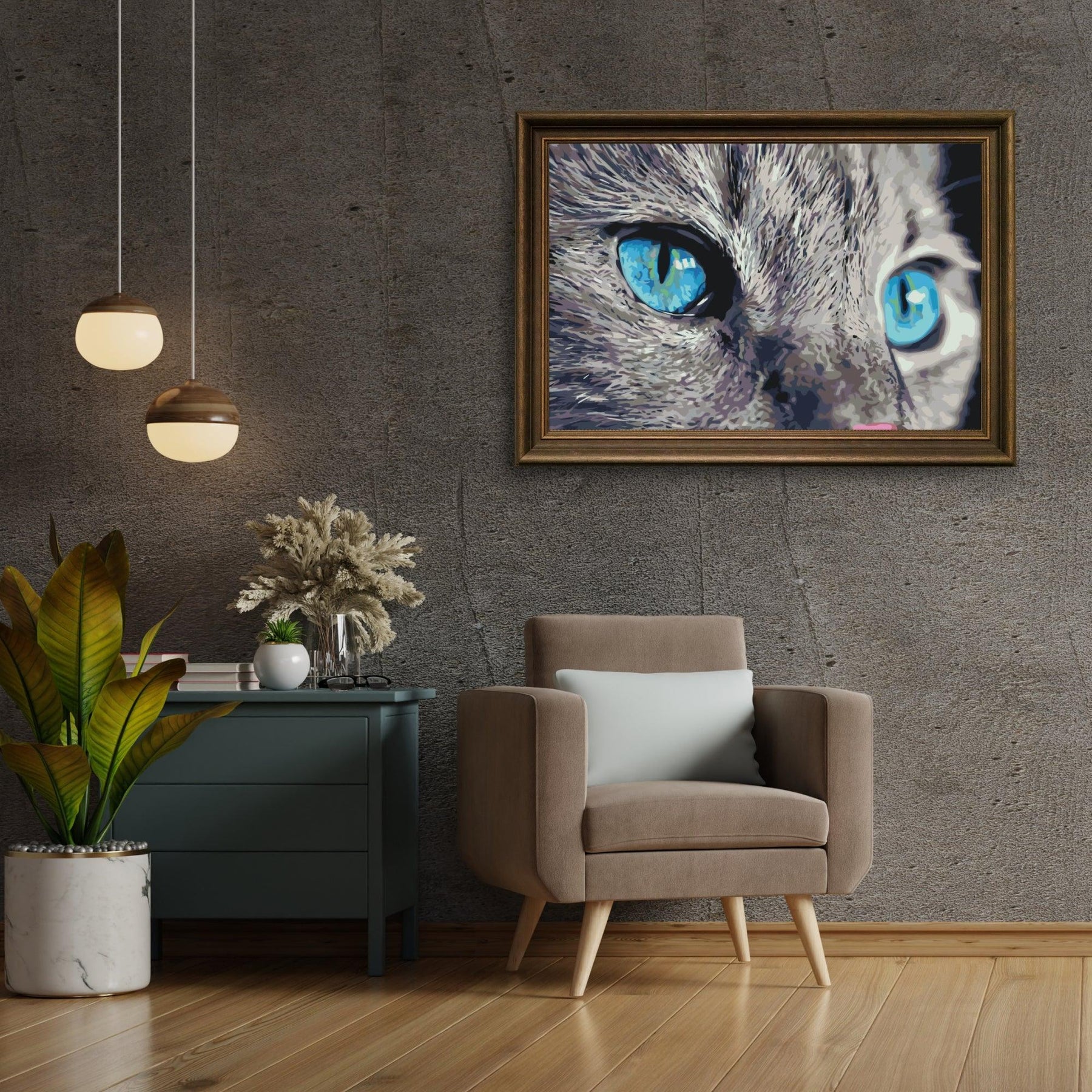 Diamond Painting – Ein durchdringender Blick – SEOS®