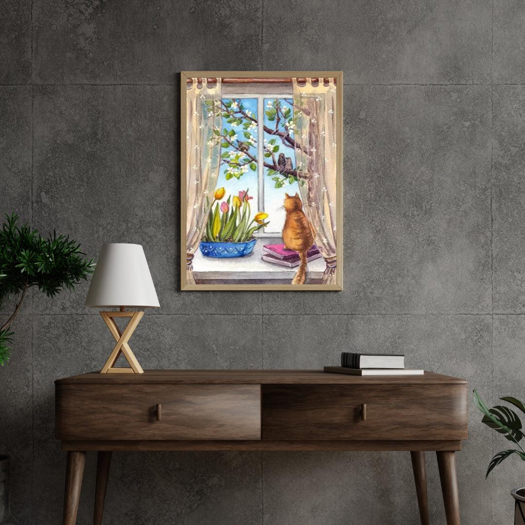 Diamantmalerei - Ein friedlicher Morgen