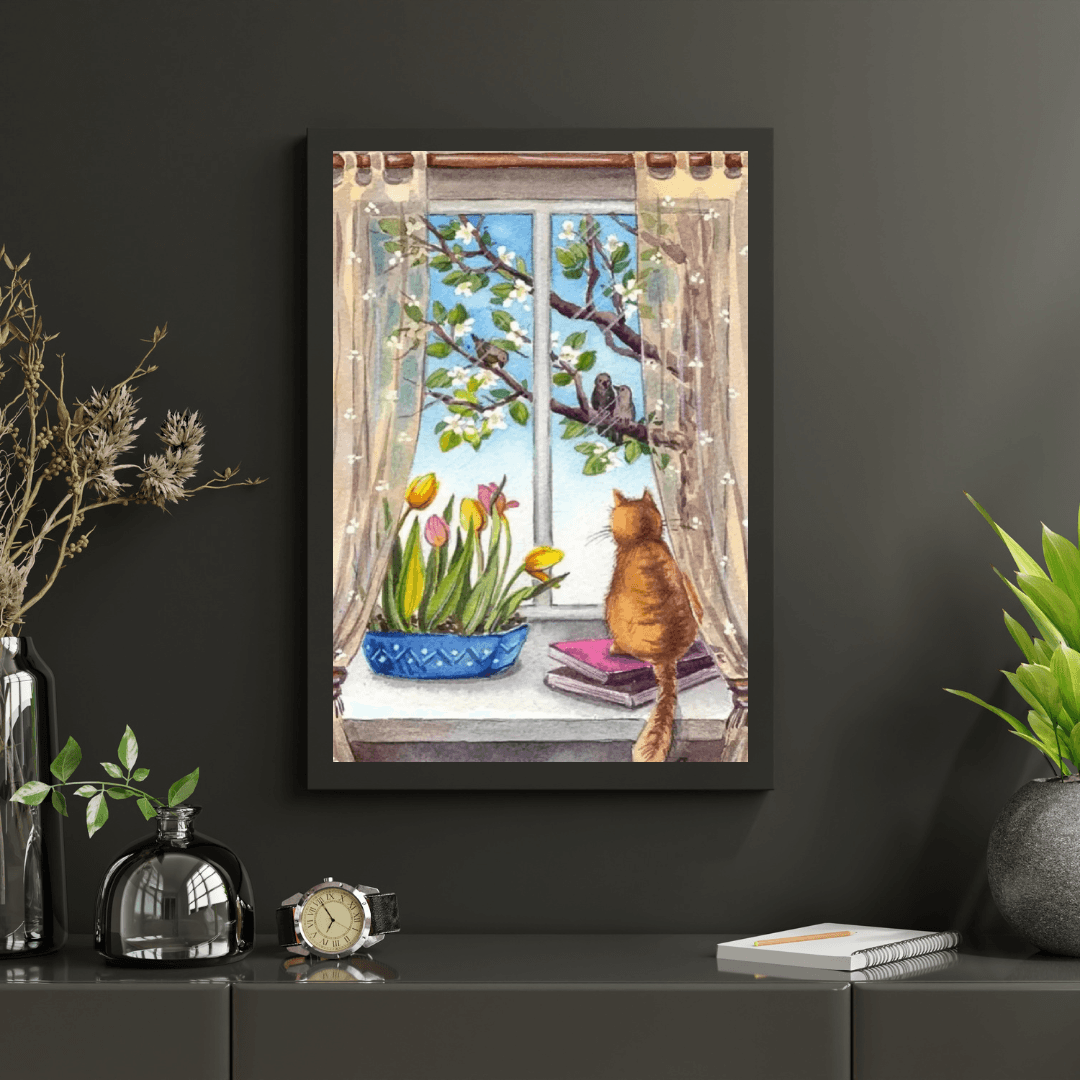 Diamantmalerei - Ein friedlicher Morgen