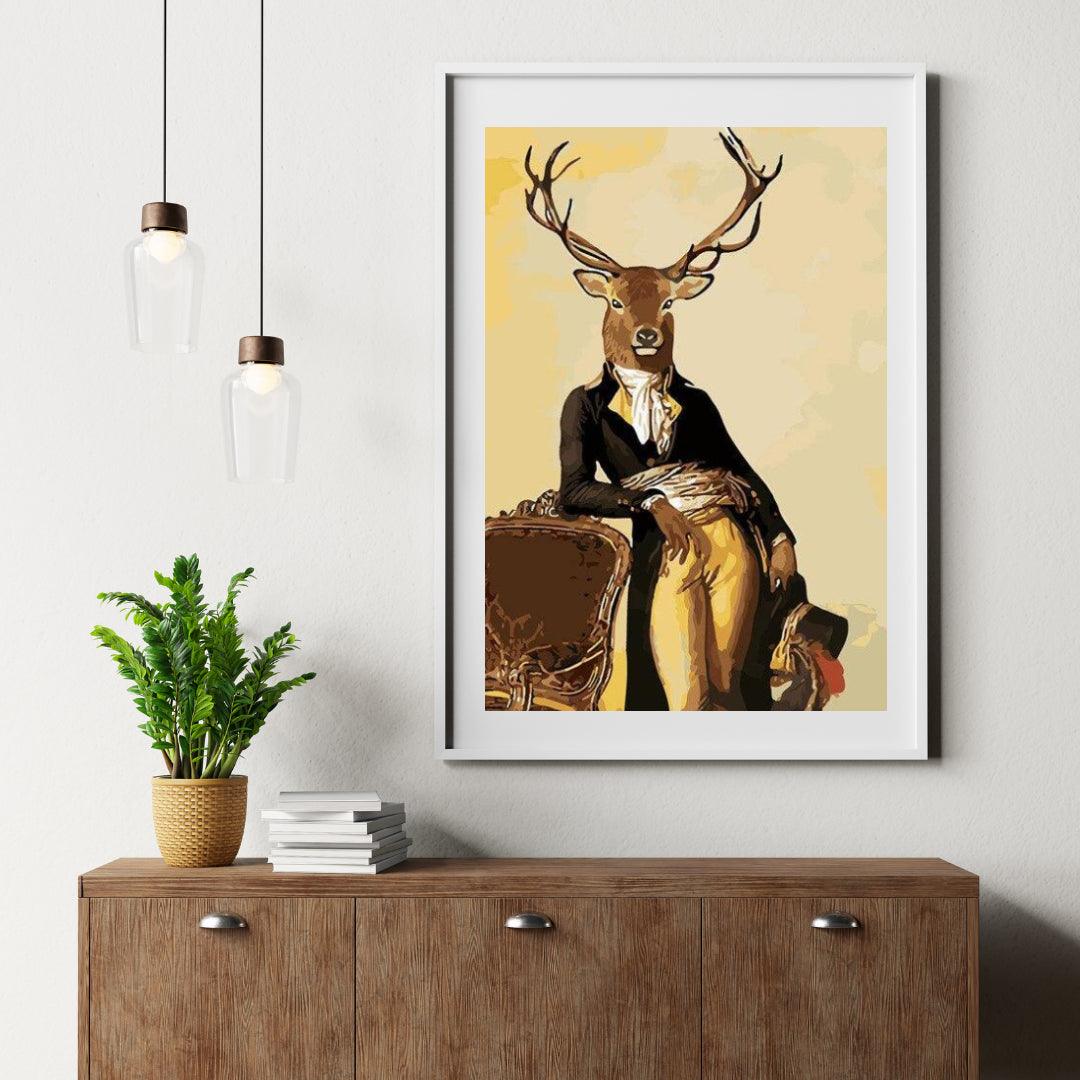 Diamond Painting - Gentleman Hirsch - SEOS®