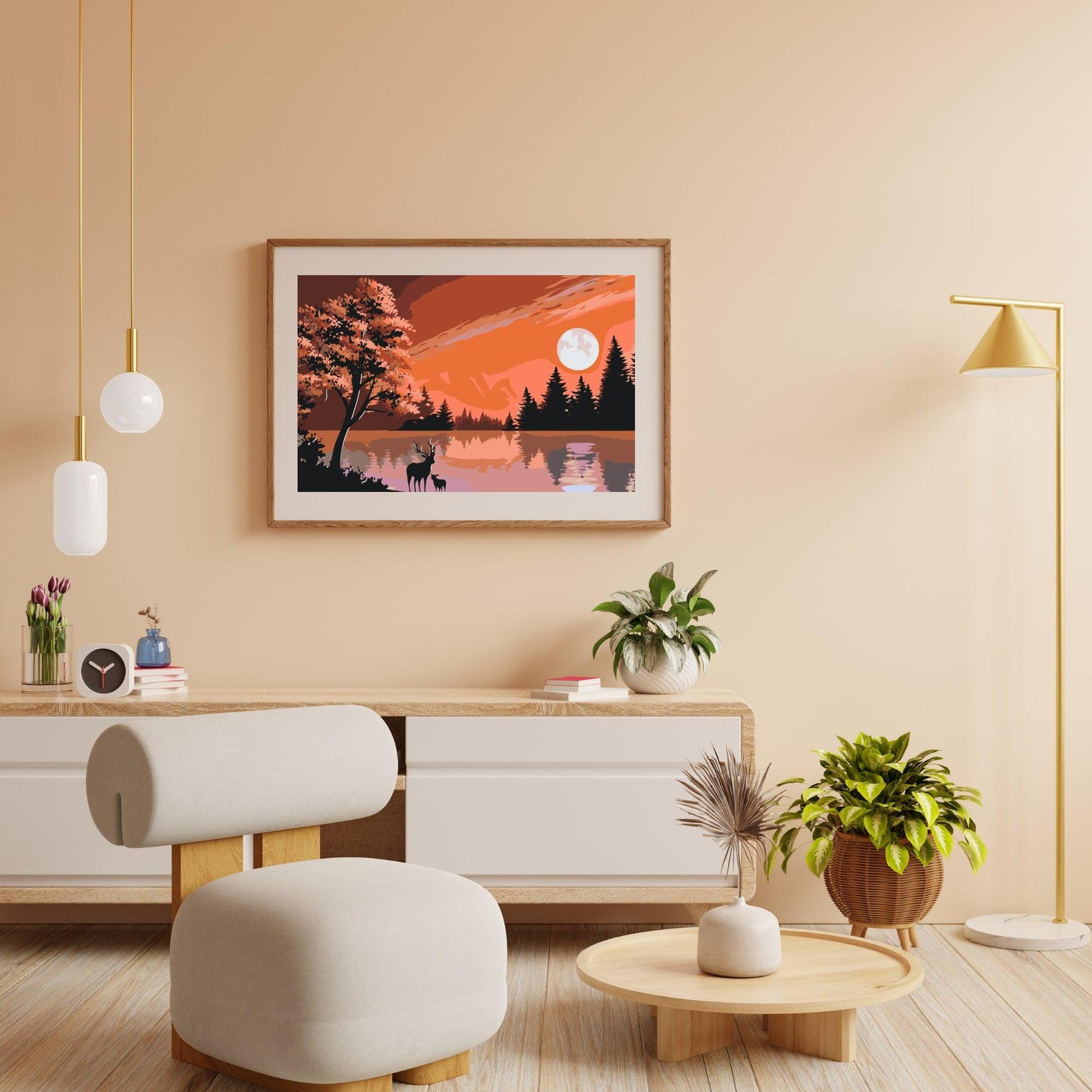 Diamond Painting - Hirsch in der Natur - SEOS®