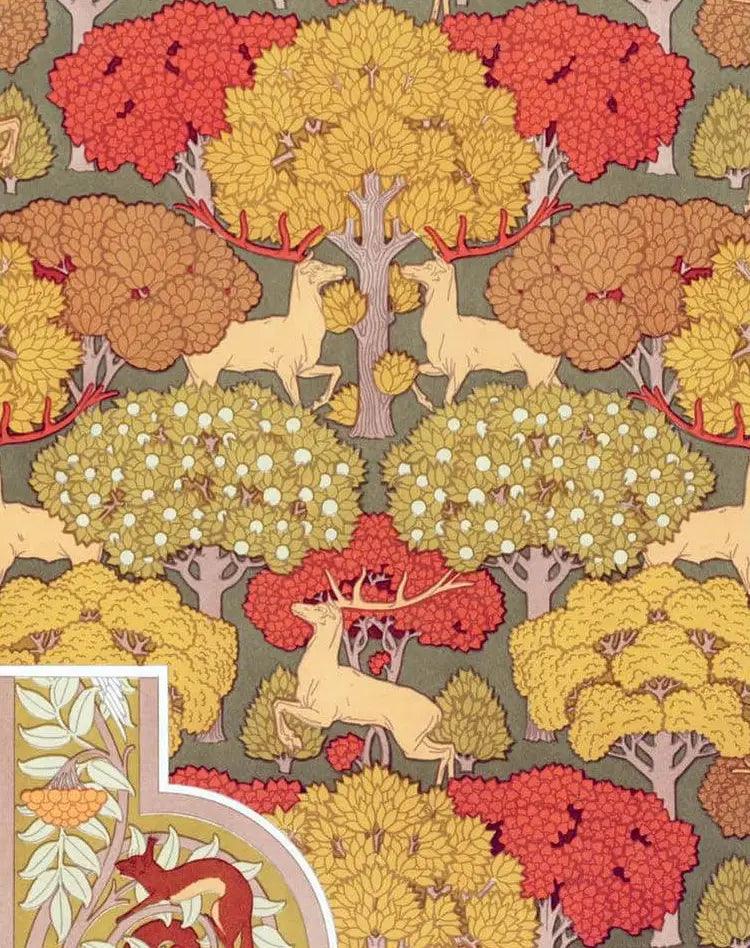 Diamantmalerei - Hirsch im Wald Leinwandgemälde