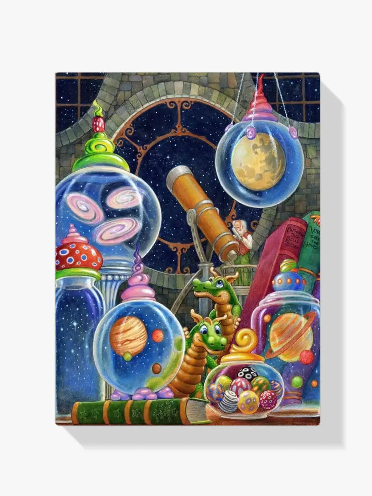 Diamantmalerei – Das Universum im Glas