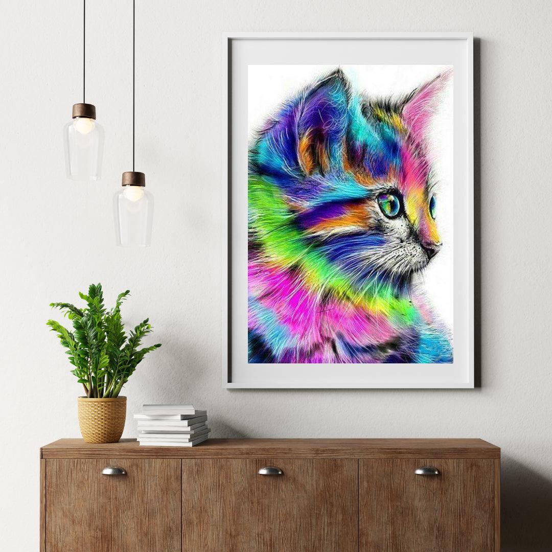 Diamond Painting - Katze in verschiedenen Farben - SEOS®