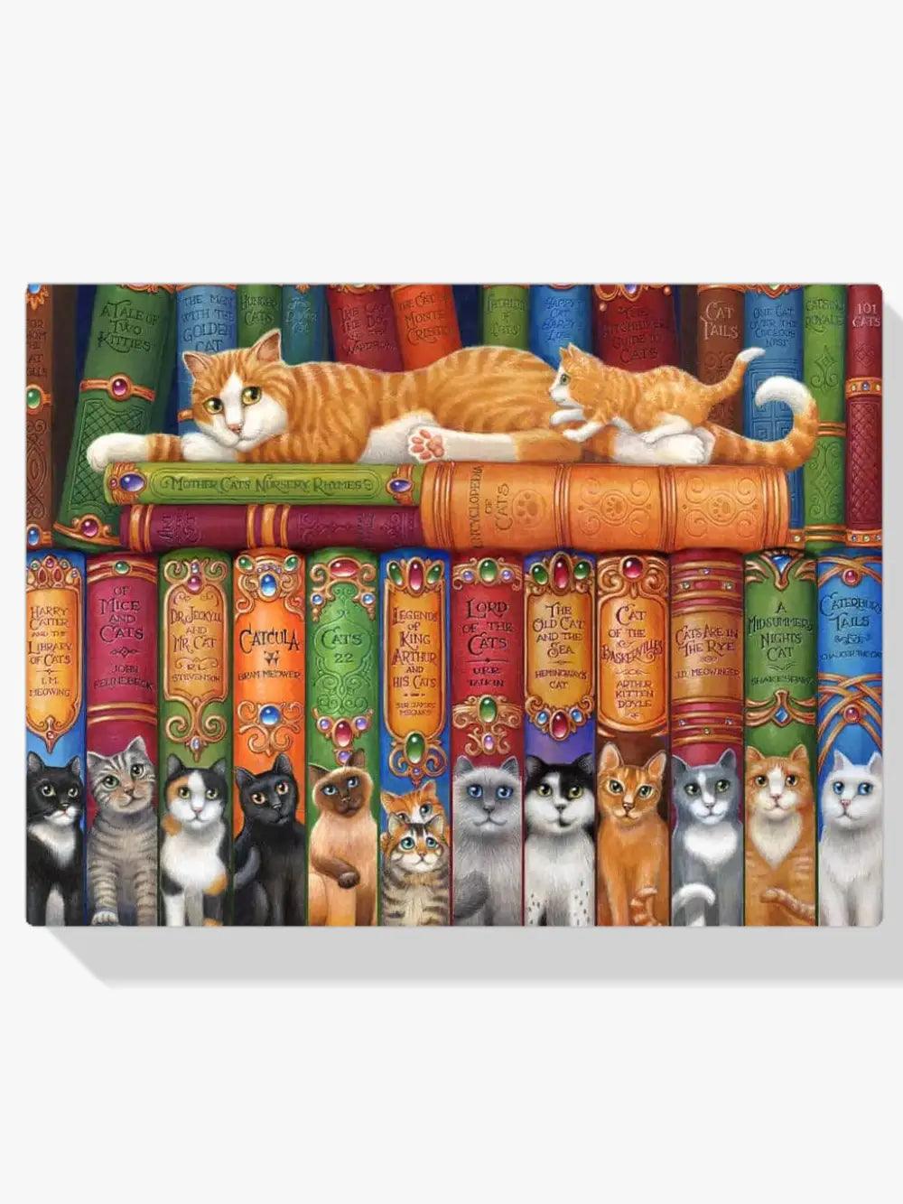 Diamantmalerei - Katzenregal