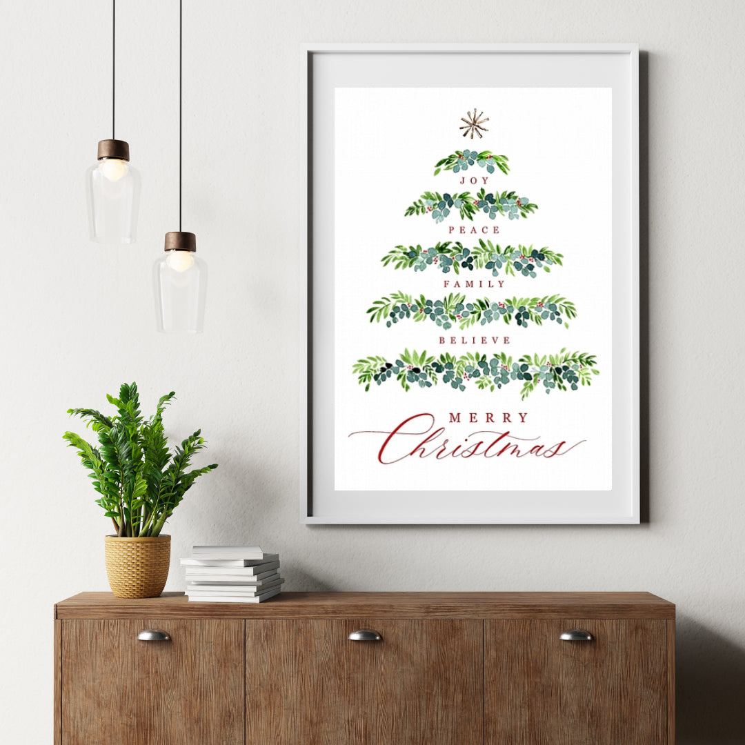 Diamantmalerei - Weihnachtsbaum der Wünsche