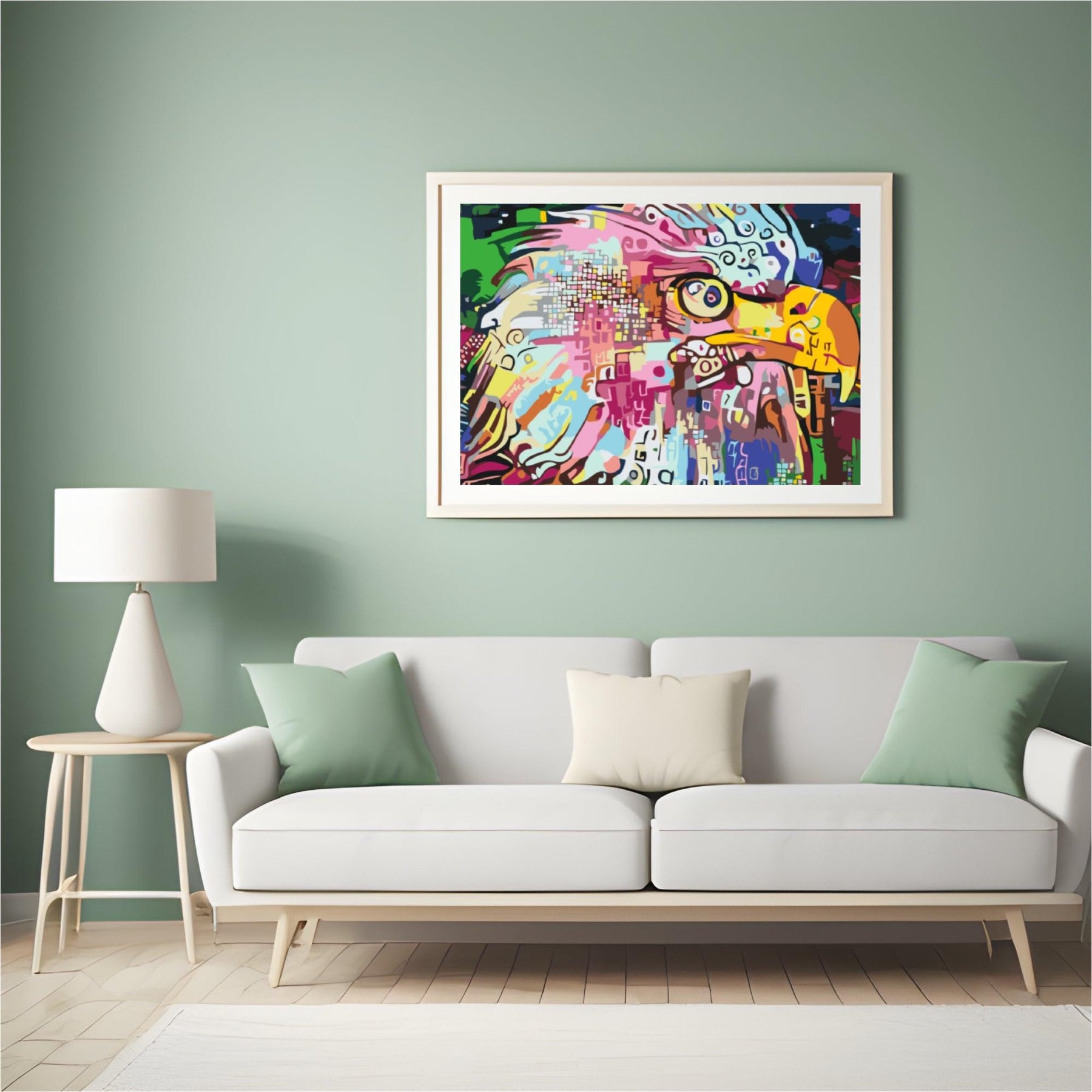 Diamantmalerei – Bunter Adler – SEOS®