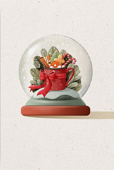 Diamantmalerei - Kristallkugel