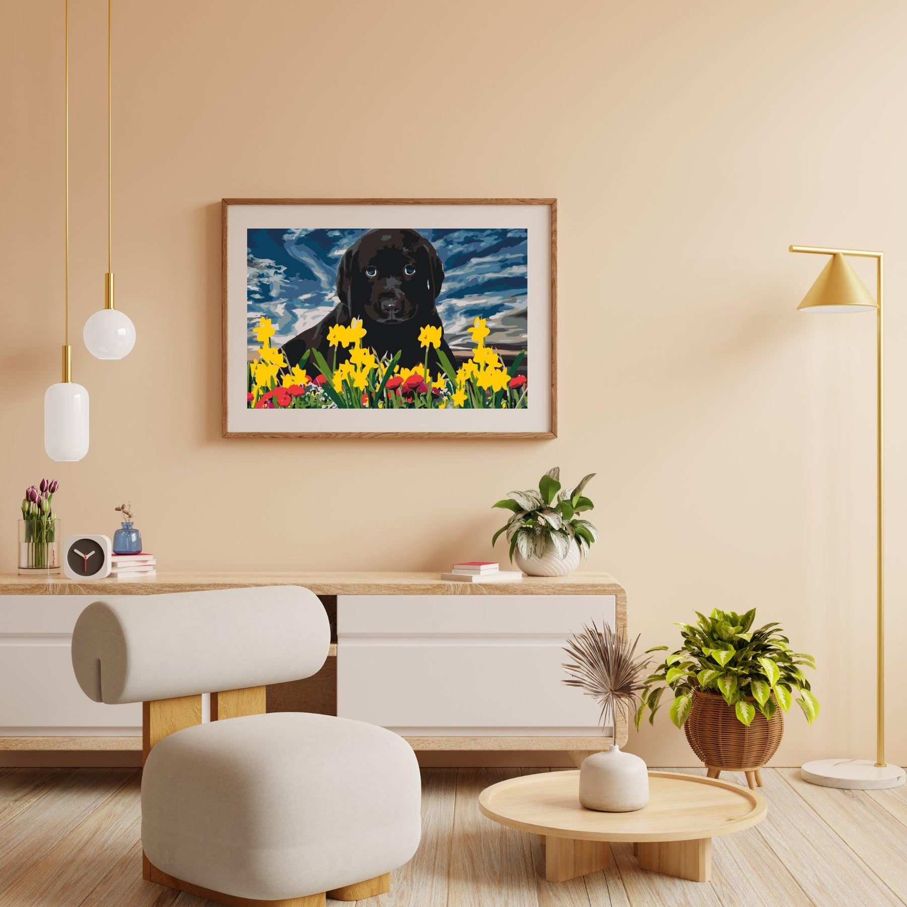 Diamantmalerei - Labradorwelpe - SEOS®