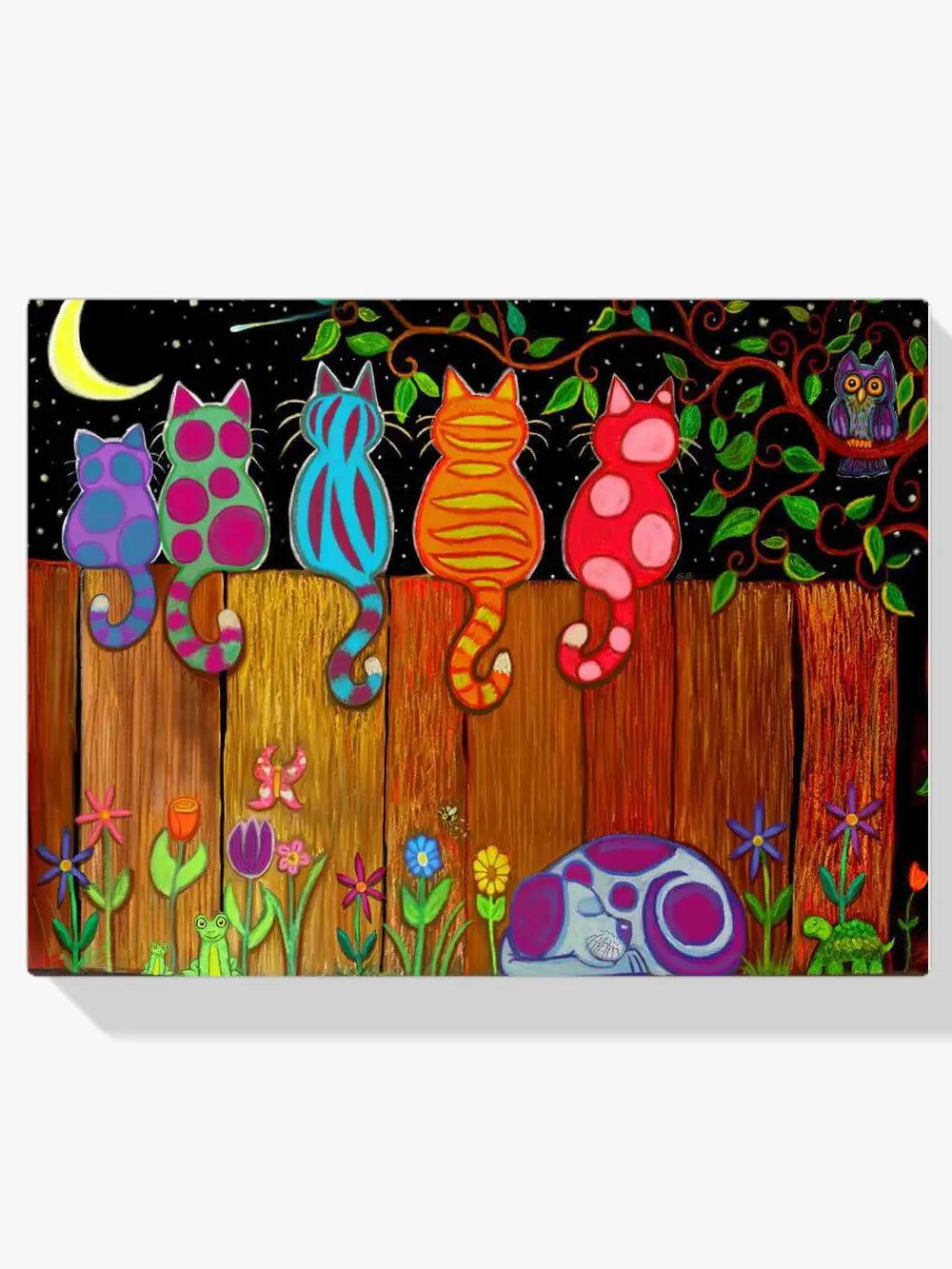 Diamantmalerei - Gemeinsames Mondlicht