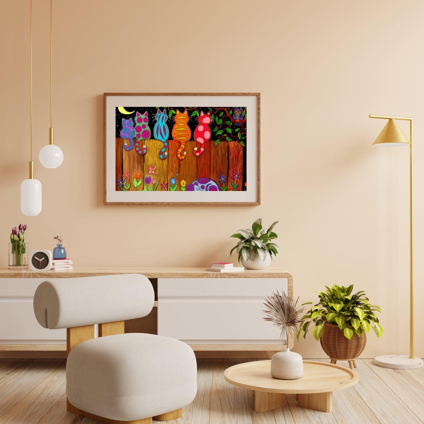 Diamantmalerei - Gemeinsames Mondlicht