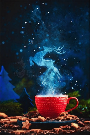 Diamantmalerei - Schneekönigin Hirsch