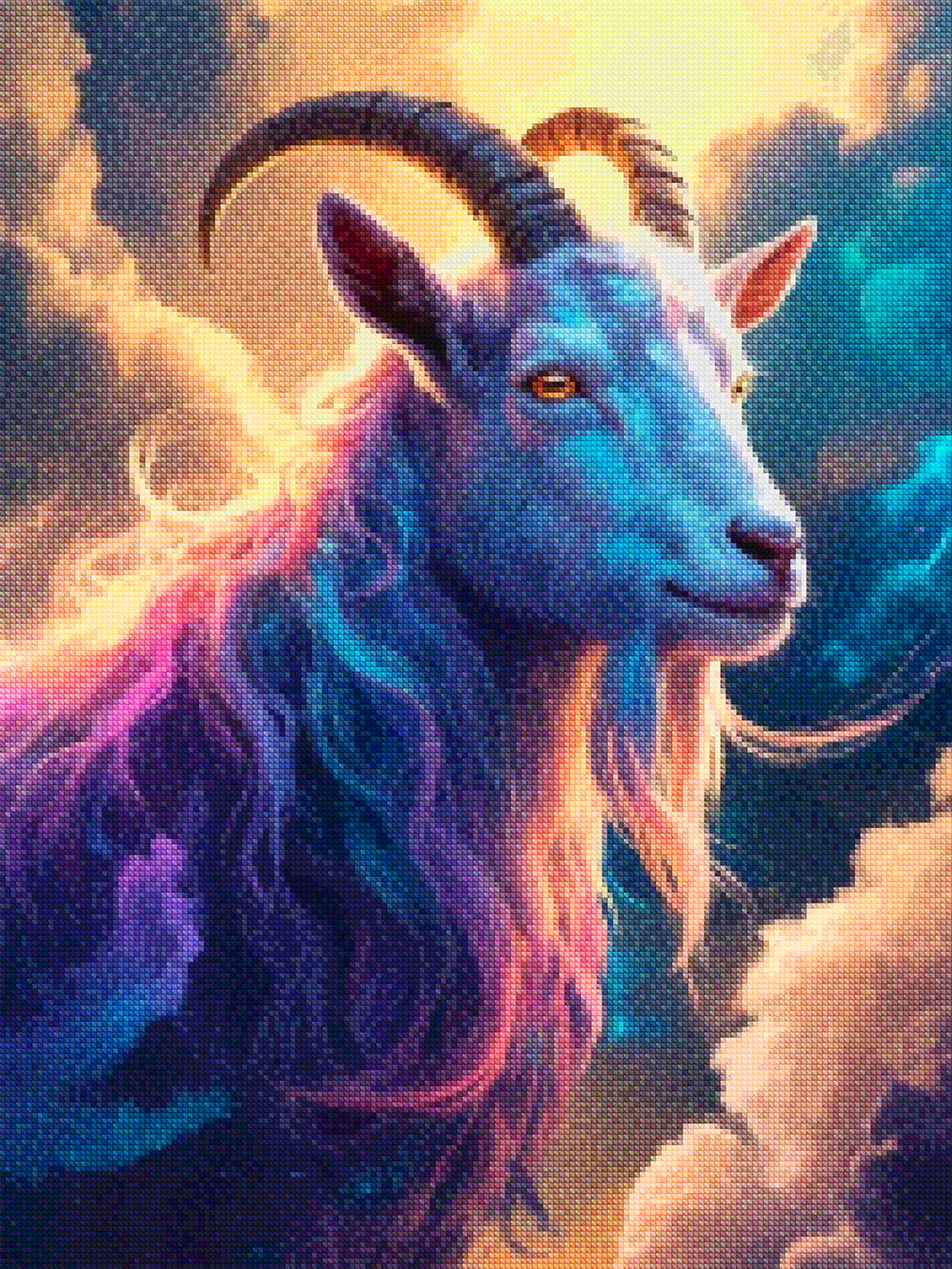 Diamantmalerei - Sternzeichen - Steinbock