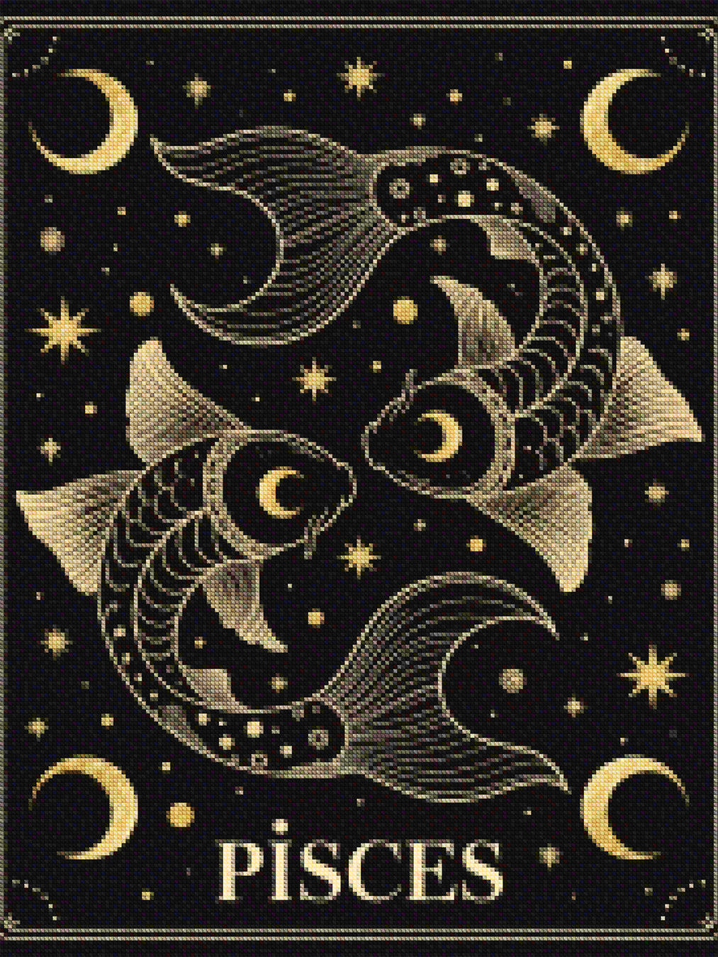 Diamantmalerei – Sternzeichen – Fische