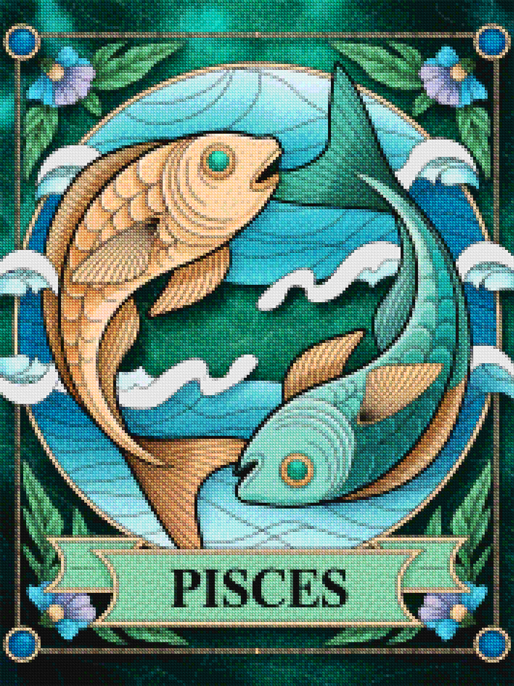 Diamantmalerei – Sternzeichen – Fische