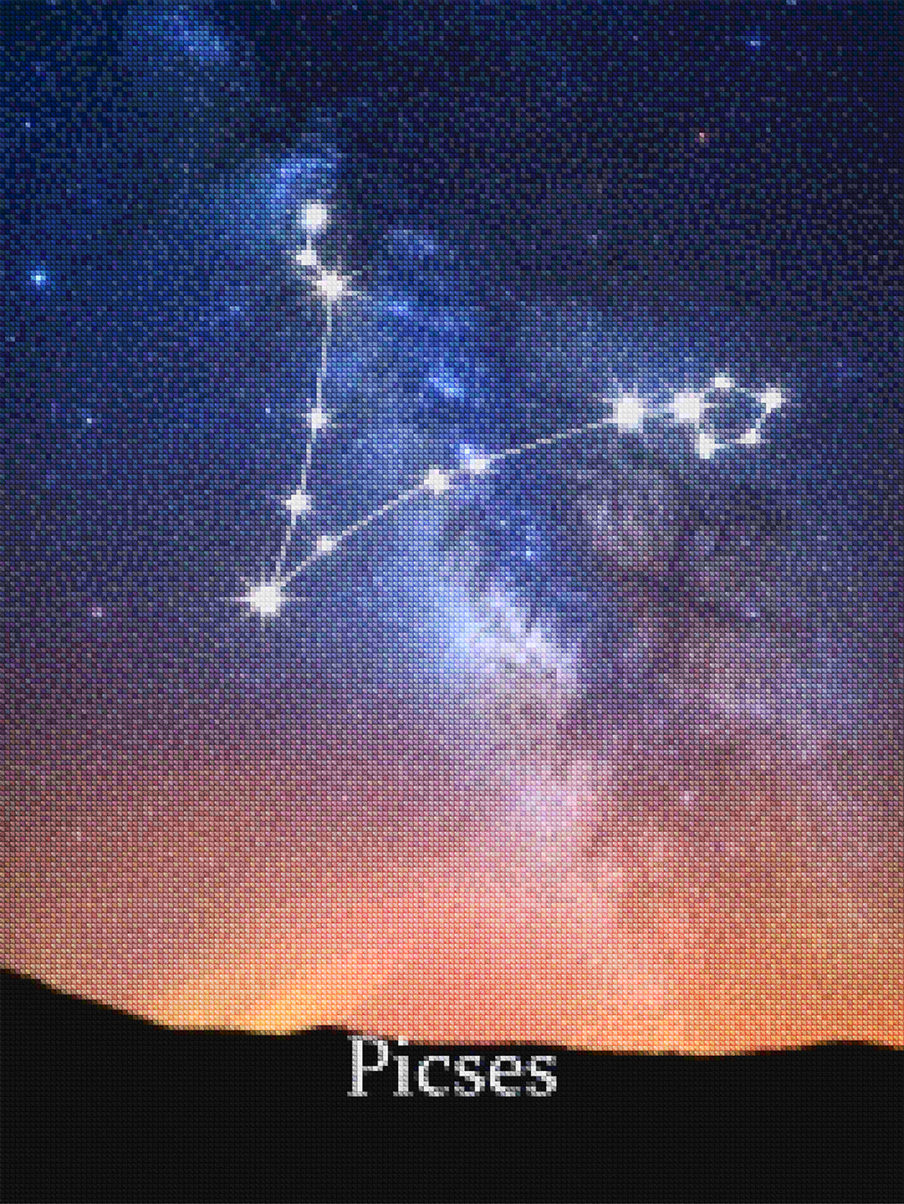 Diamantmalerei – Sternzeichen – Fische
