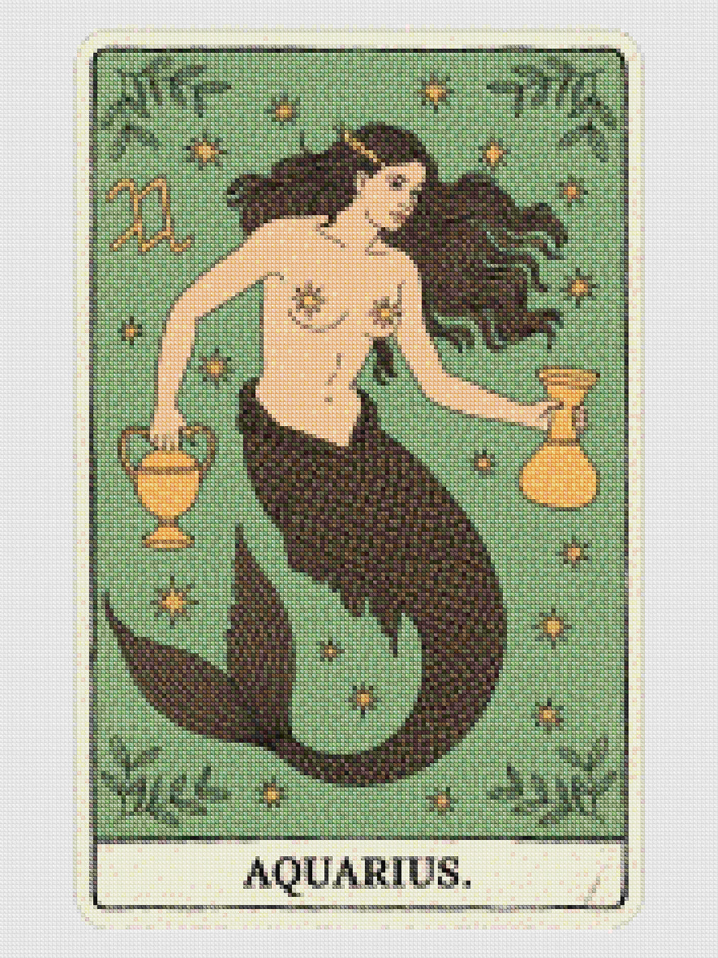 Diamantmalerei – Sternzeichen – Wassermann