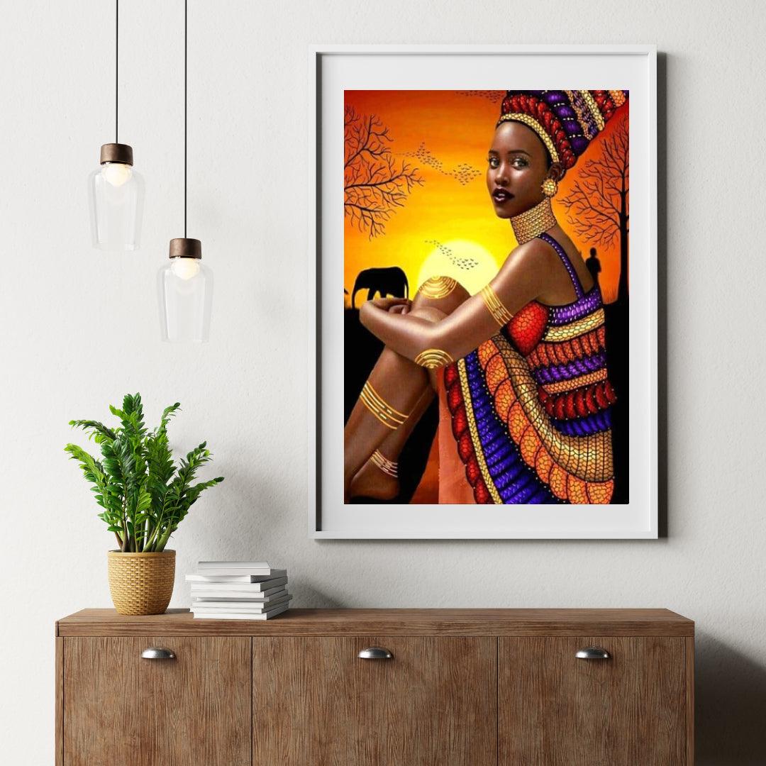 Diamantmalerei Afrikanische Frau - SEOS Shop ®