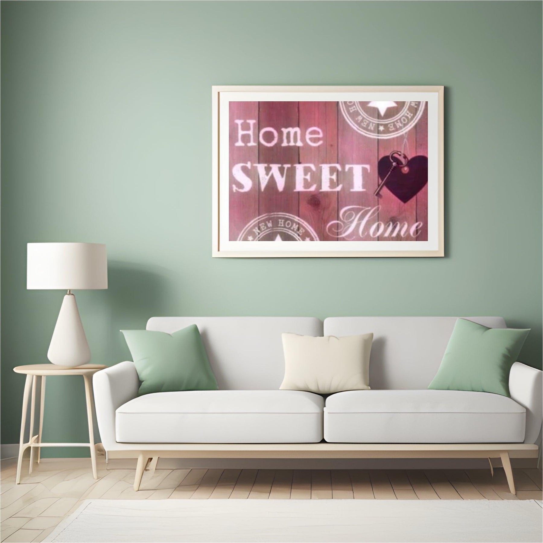 Diamantmalerei Home Sweet Home Pink 30x20cm – SEOS Shop ®