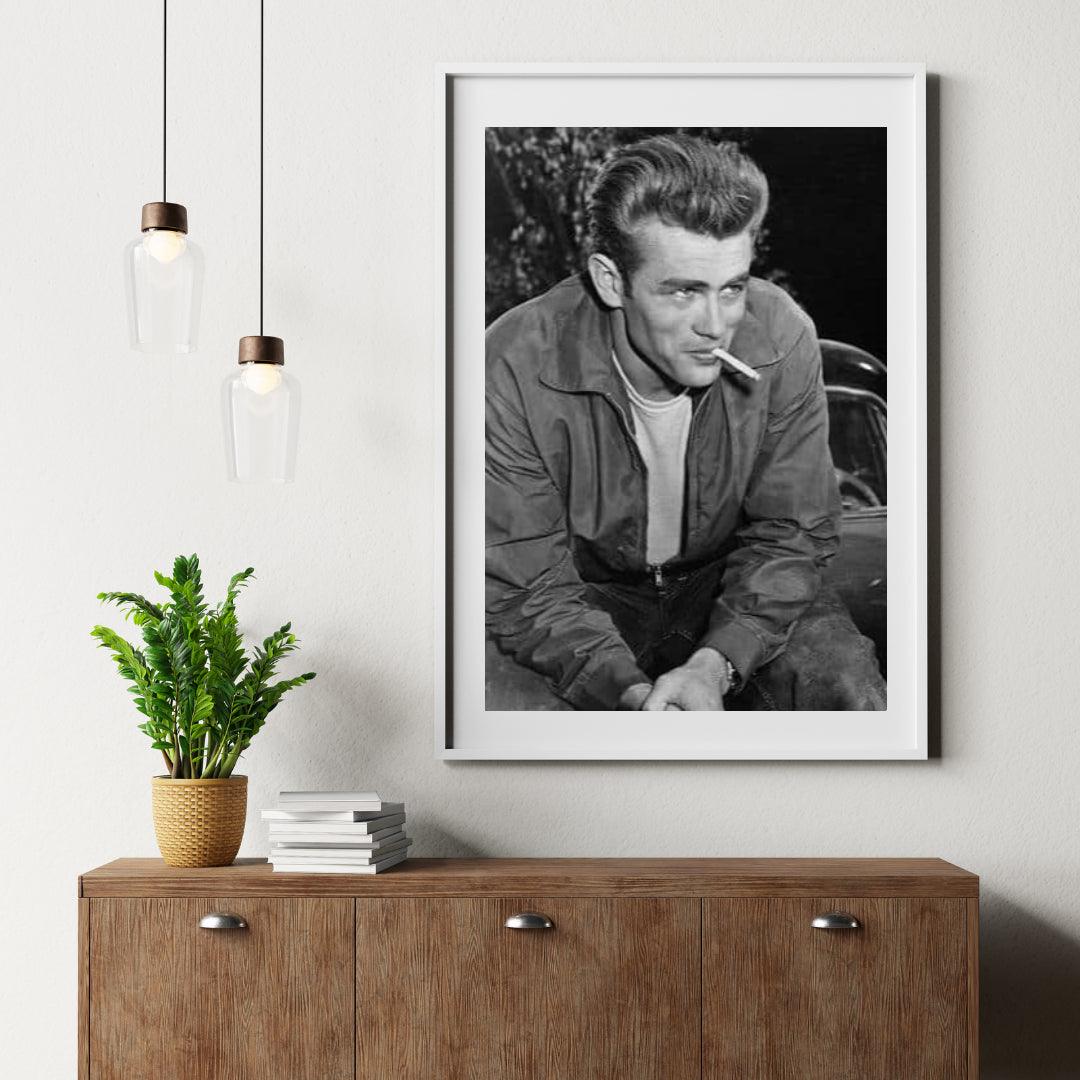 Diamantmalerei James Dean Schwarz und Weiß - SEOS Shop ®