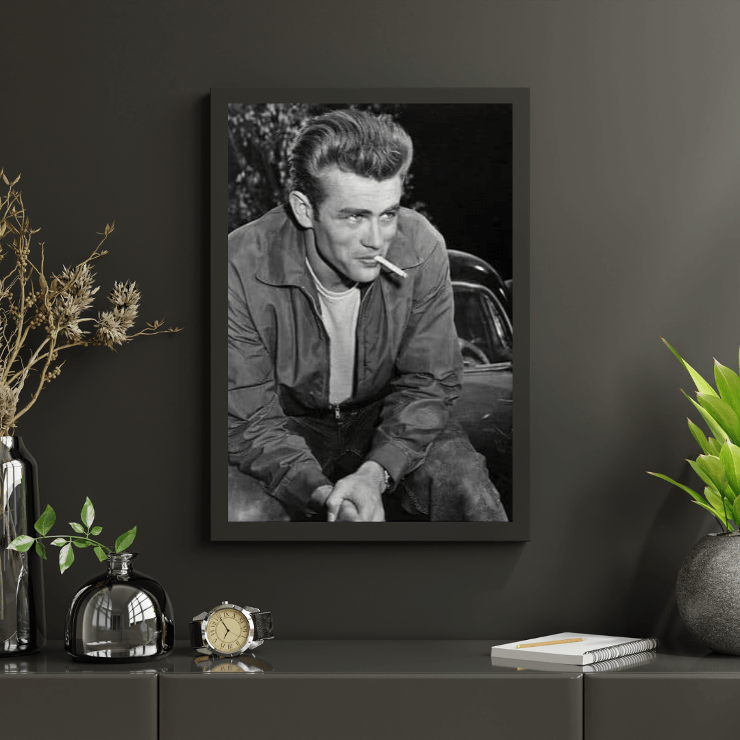 Diamantmalerei James Dean Schwarz und Weiß - SEOS Shop ®