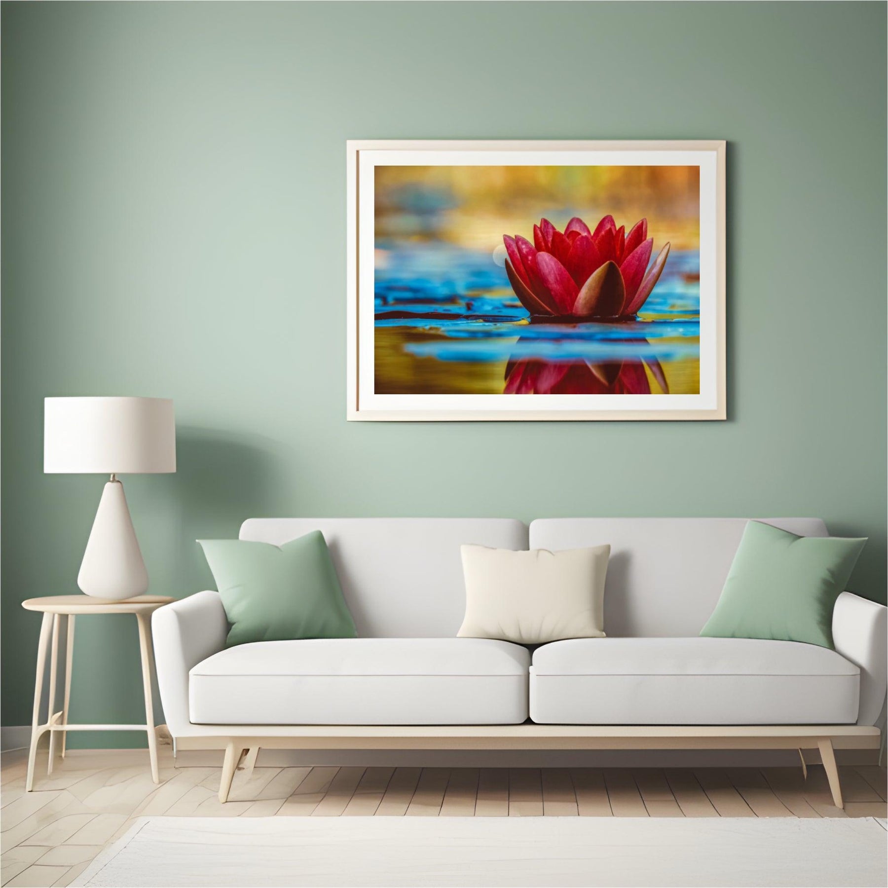 Diamantmalerei Rote Seerose - SEOS Shop ®