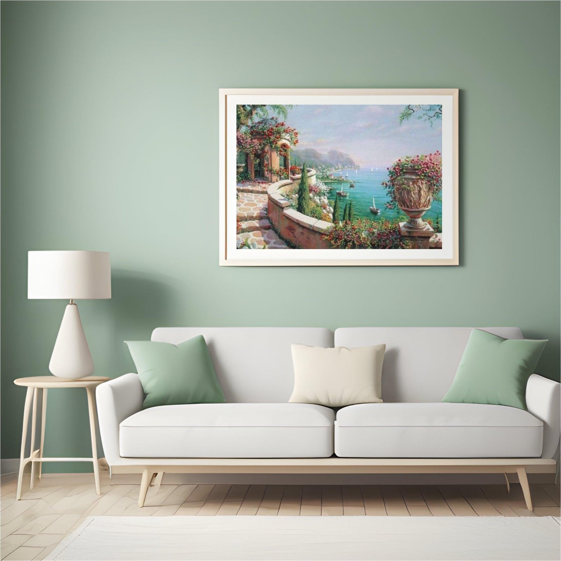 Diamond Painting Ansicht mit Nebel – SEOS Shop ®