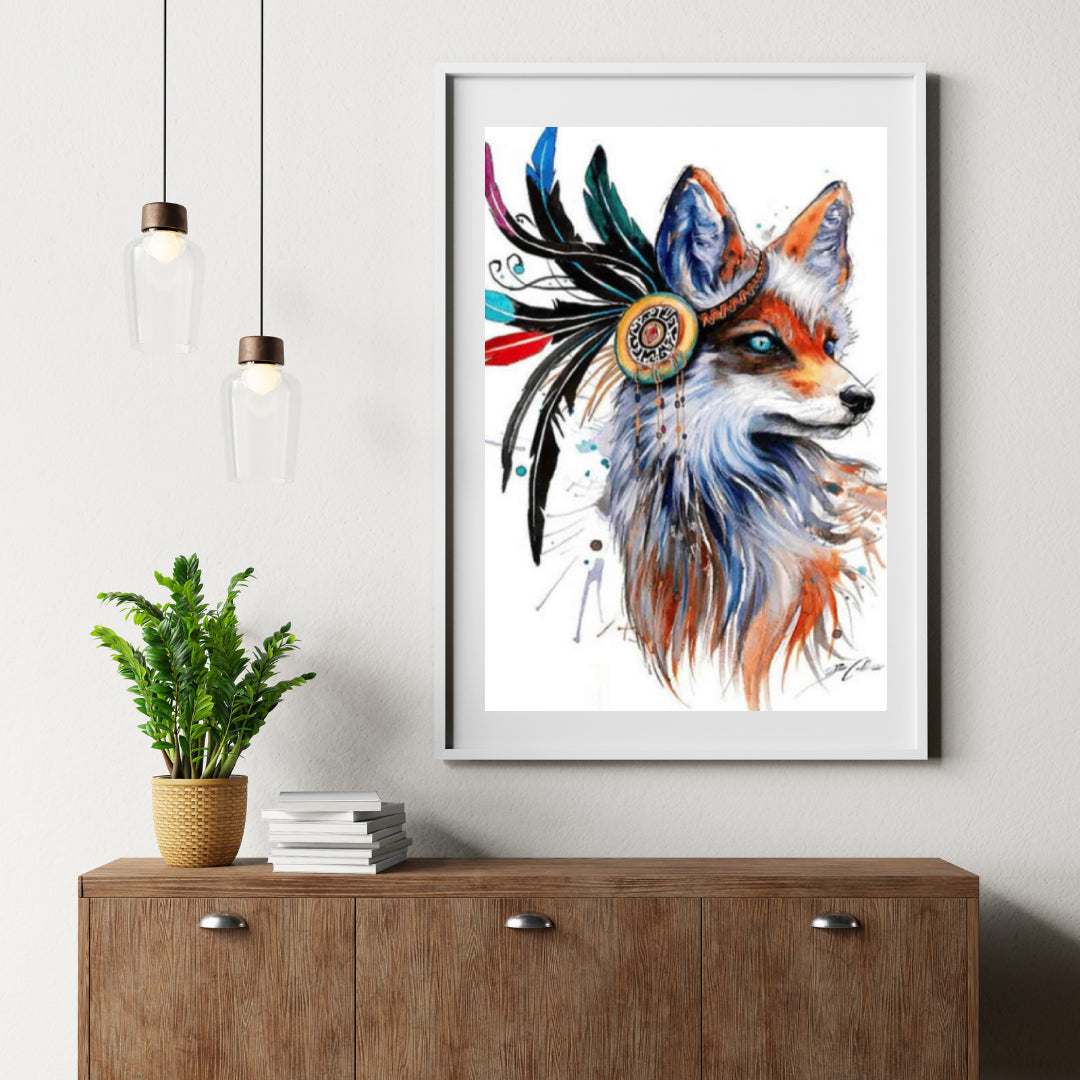 Diamond Painting Fuchs mit Federn - SEOS Shop ®